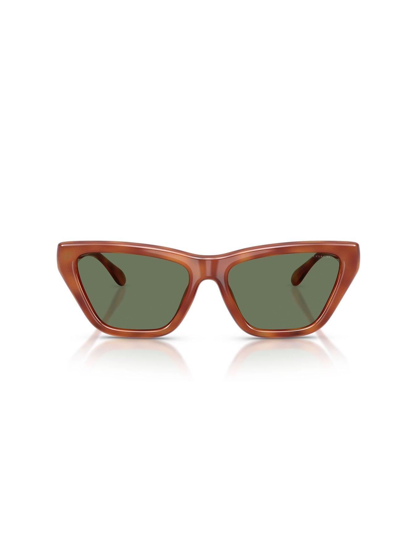 Image 3 of 5 of COACH 0Hc8449U Cat Eye Sunglasses - Tortoise