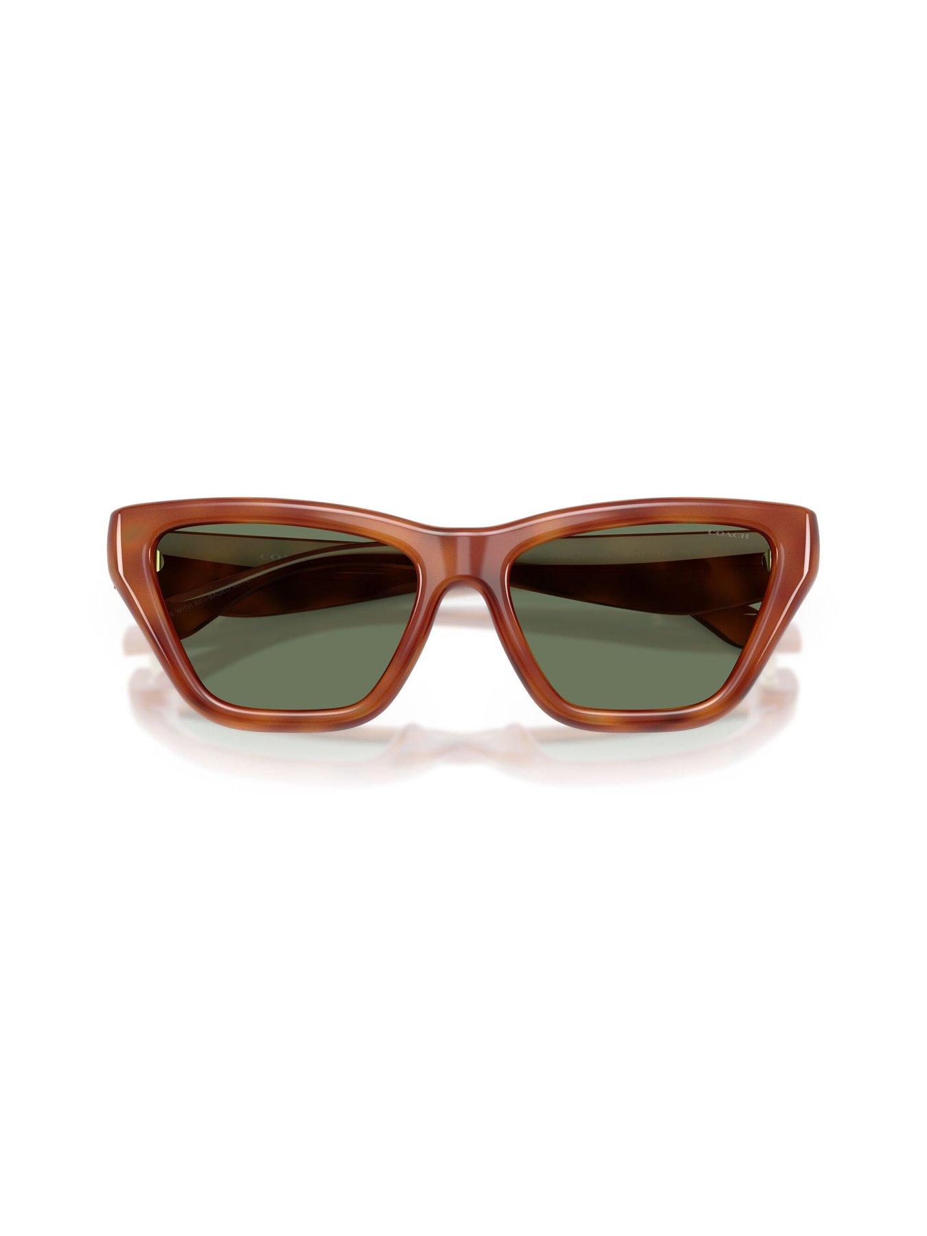 Image 4 of 5 of COACH 0Hc8449U Cat Eye Sunglasses - Tortoise