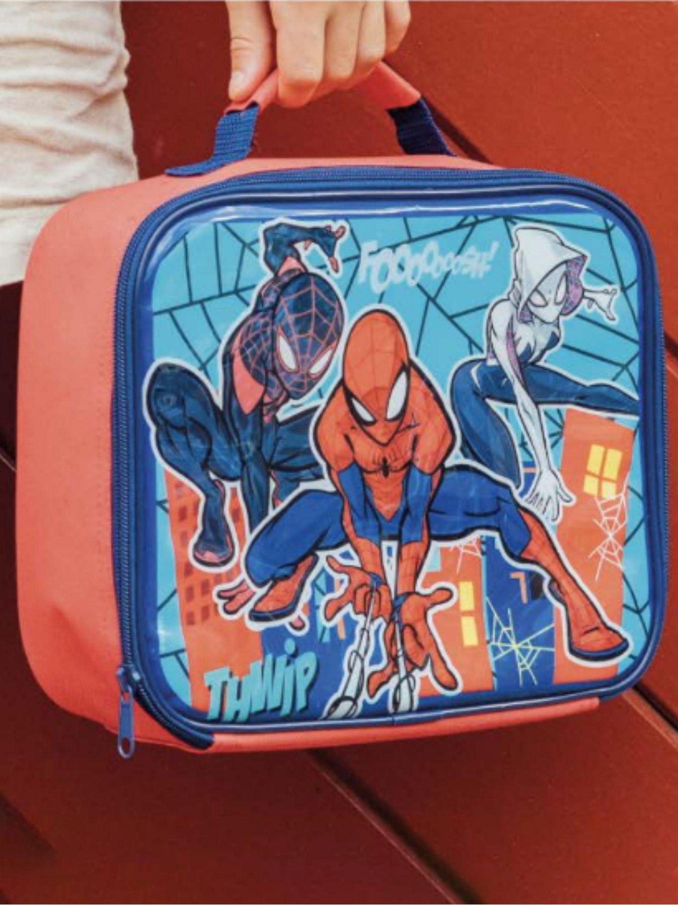 back image of spiderman-stor-spiderman-rectangular-insulated-bag-sandwich-box-and-pp-530ml-cool-mug