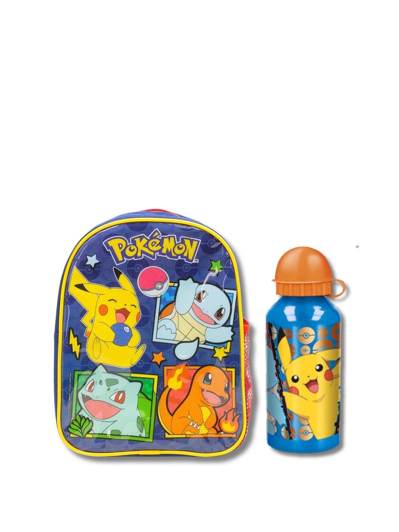 Pokemon Stor Insulated Bag with Straps and 400ml Aluminium Bottle