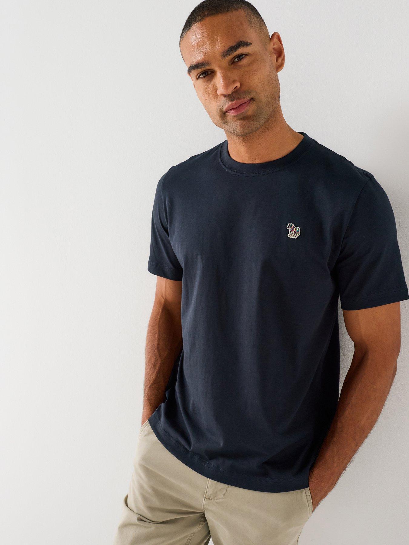 PS PAUL SMITH Regular Fit Zebra T-Shirt - Blue