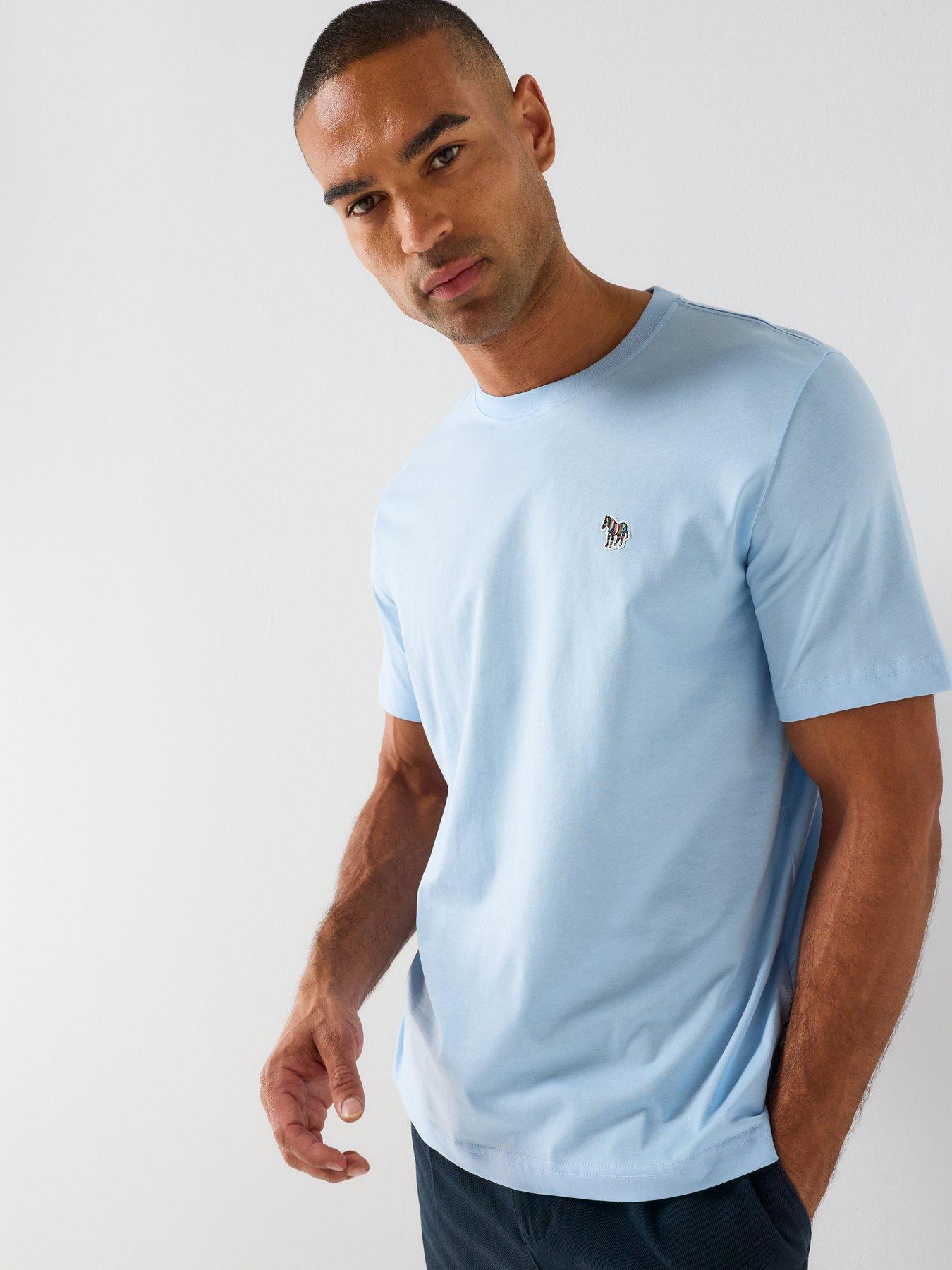 PS PAUL SMITH Regular Fit Zebra T-Shirt - Blue