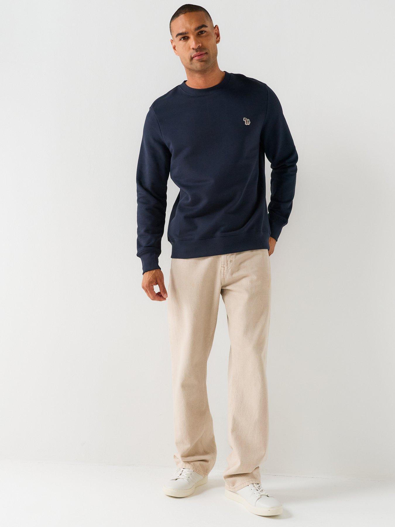 Image 3 of 5 of PS PAUL SMITH Men's Regular Fit Zebra Sweatshirt - Blue