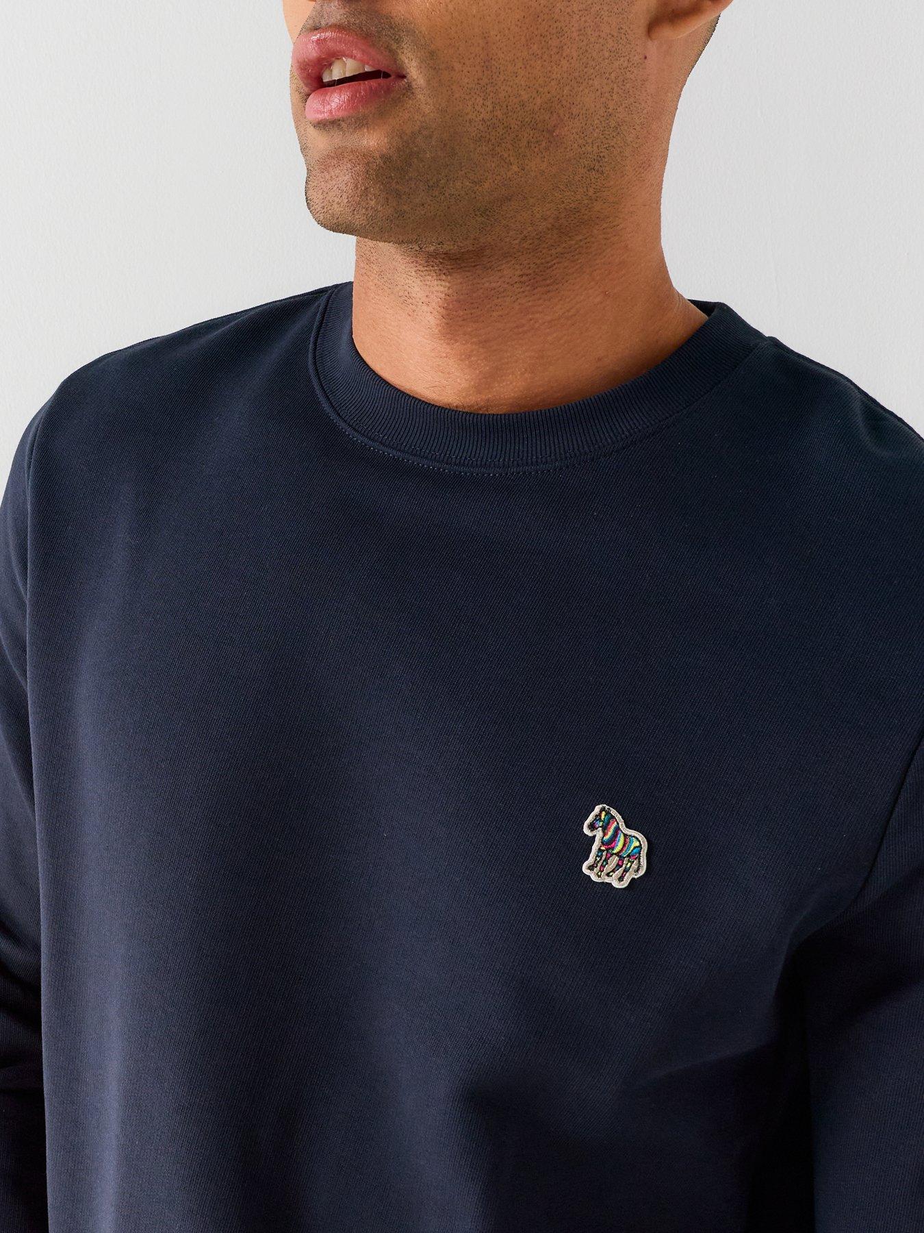 Image 4 of 5 of PS PAUL SMITH Men's Regular Fit Zebra Sweatshirt - Blue