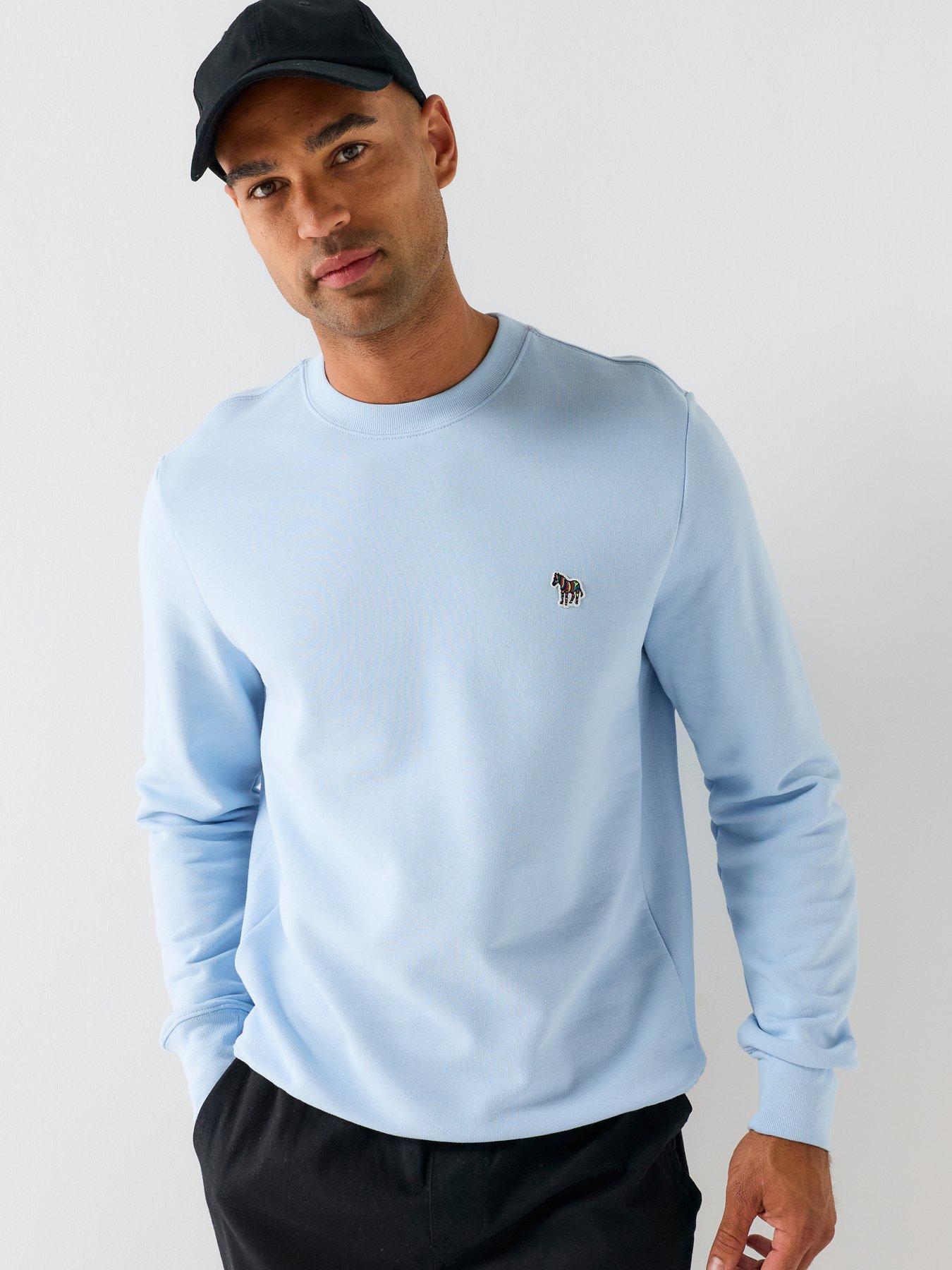 Image 1 of 4 of PS PAUL SMITH Regular Fit Zebra Sweatshirt - Blue