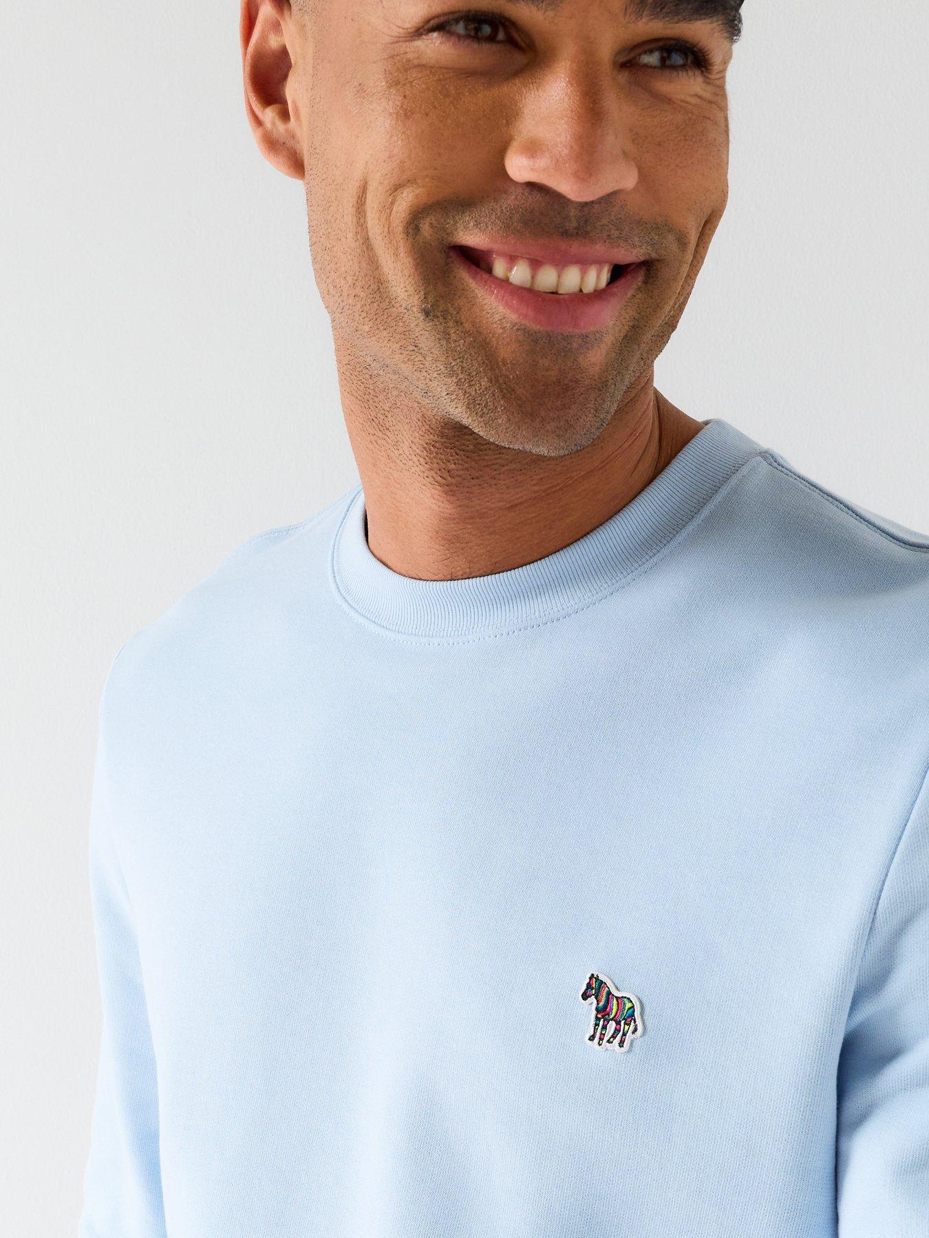 Image 4 of 4 of PS PAUL SMITH Regular Fit Zebra Sweatshirt - Blue