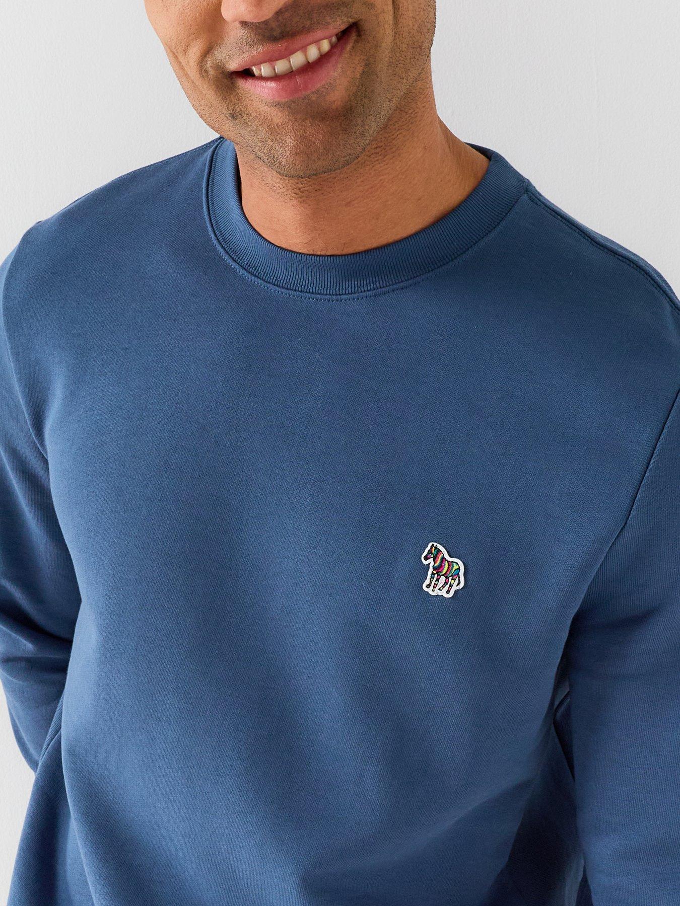 Image 4 of 5 of PS PAUL SMITH Regular Fit Zebra Sweatshirt - Blue