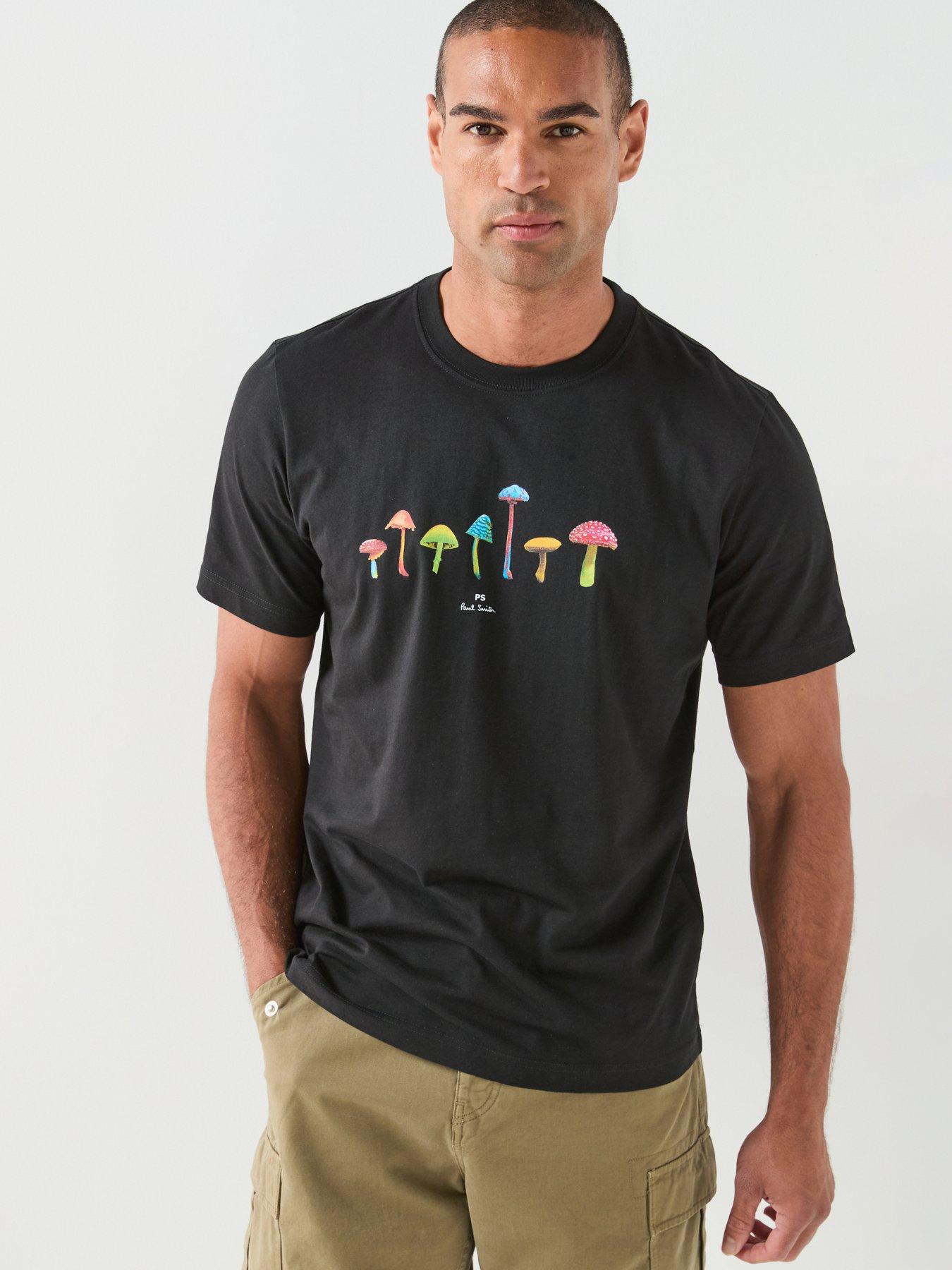 PS PAUL SMITH Regular Fit Mushroom T-Shirt - Black