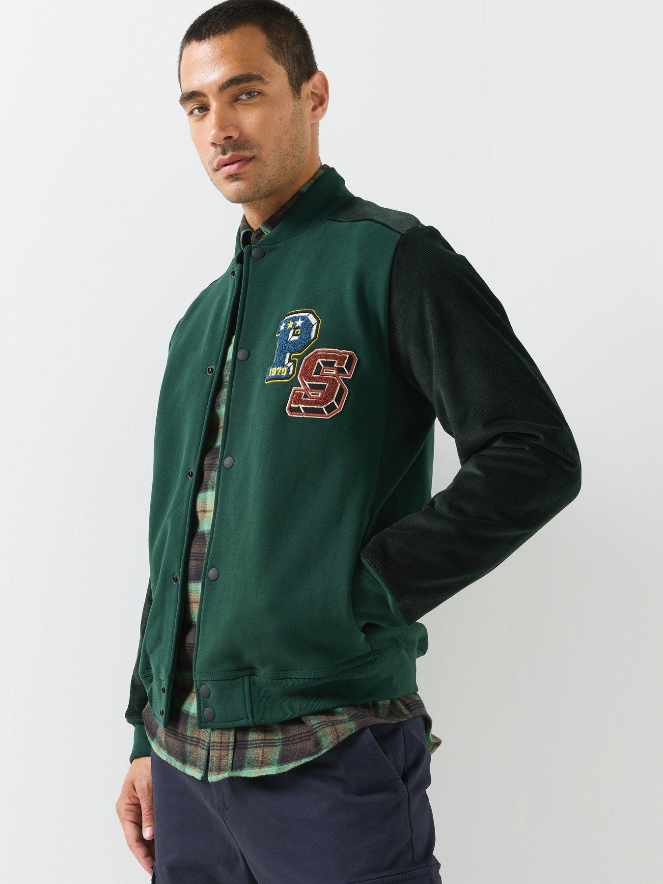 Image 1 of 6 of PS PAUL SMITH Regular Fit Bomber Jacket - Green