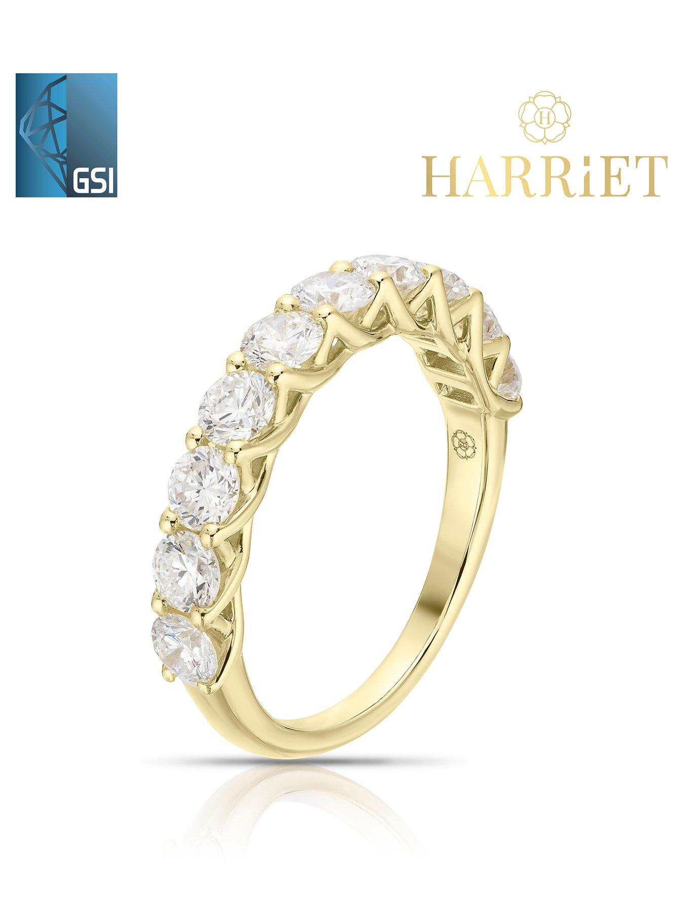 Image 2 of 7 of Harriet 14Ct Gold Eternity Ring. 1.5Ct Lab Grown Diamond Ring