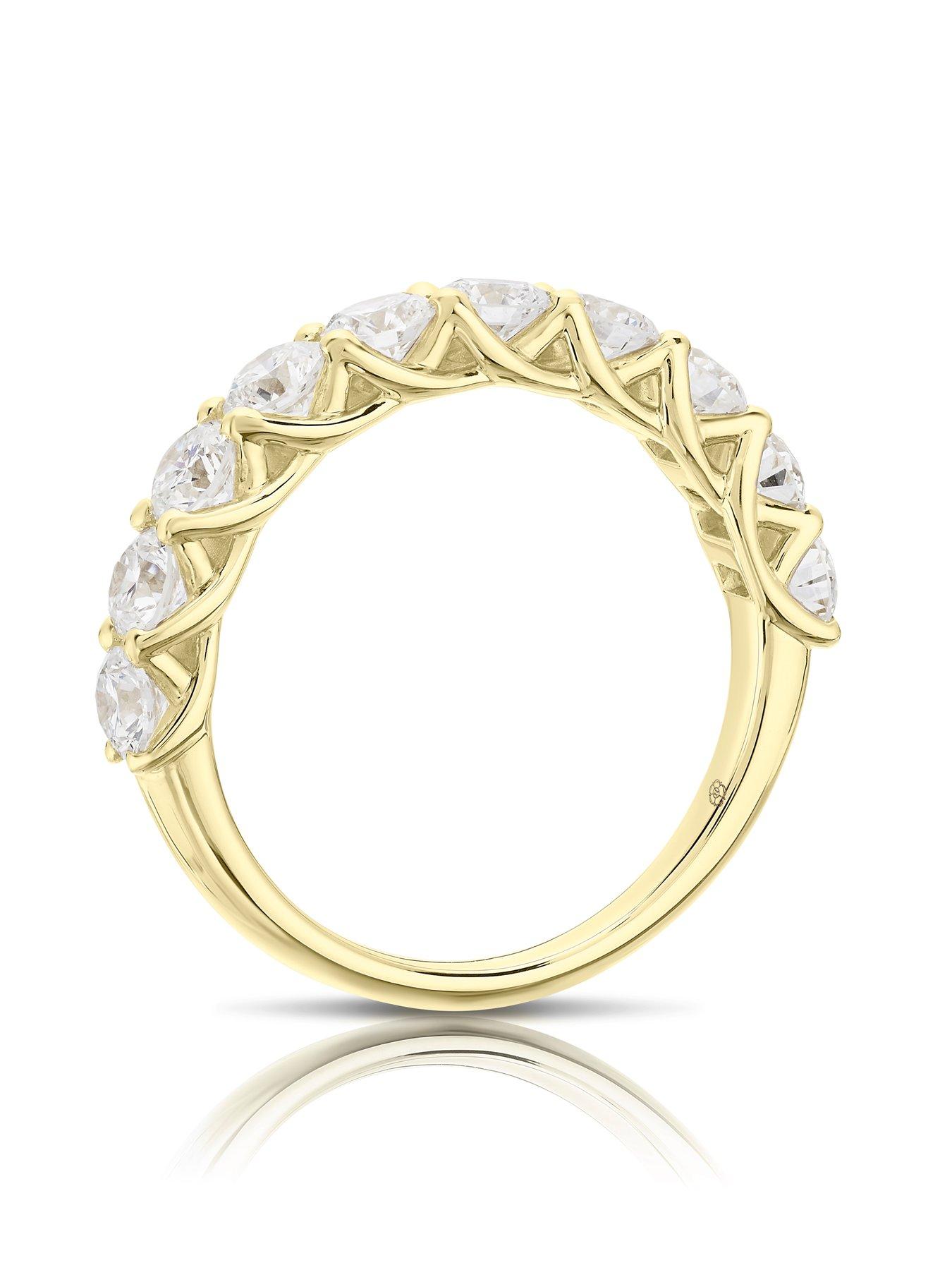 Image 3 of 7 of Harriet 14Ct Gold Eternity Ring. 1.5Ct Lab Grown Diamond Ring