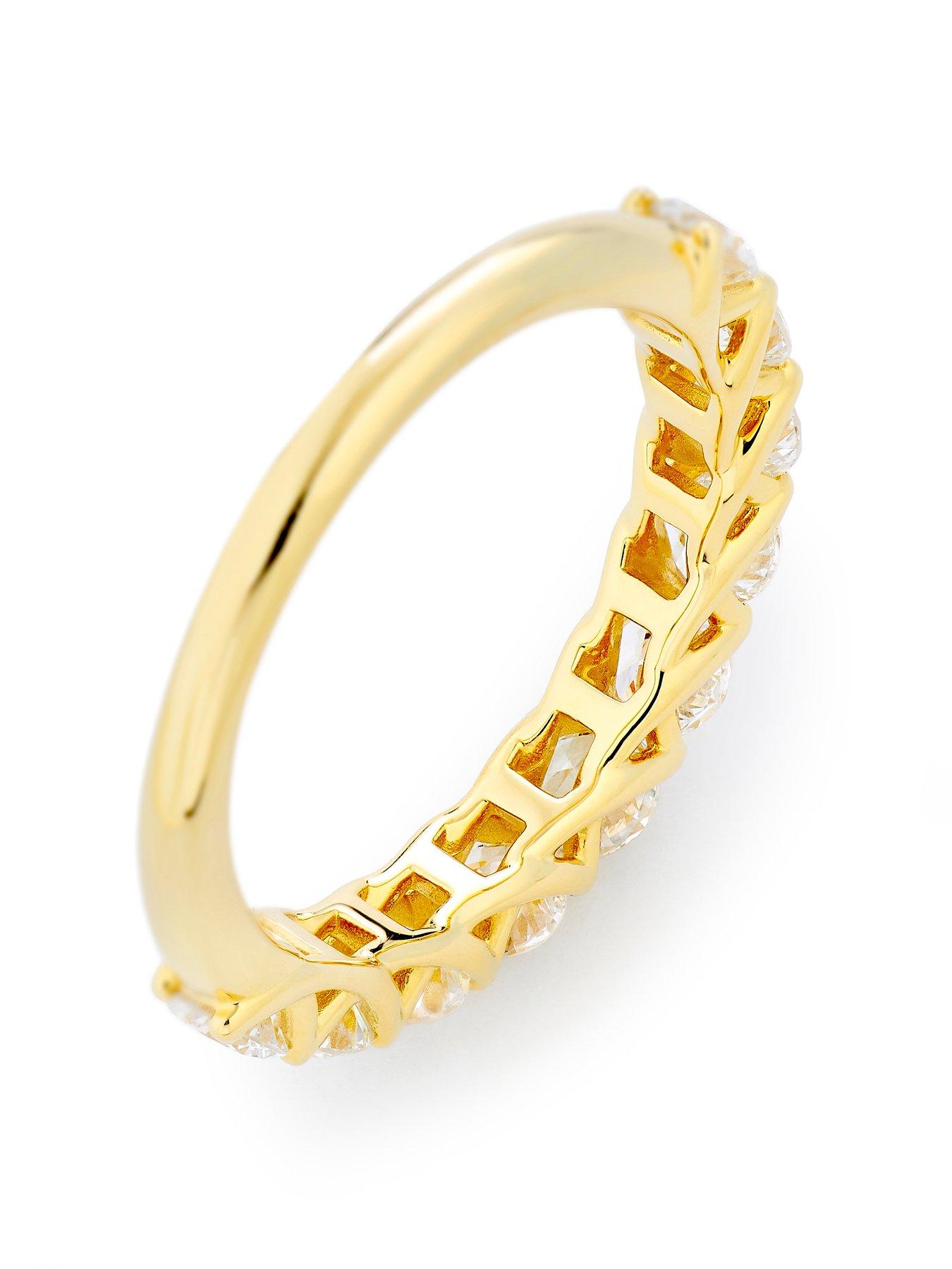 Image 4 of 7 of Harriet 14Ct Gold Eternity Ring. 1.5Ct Lab Grown Diamond Ring