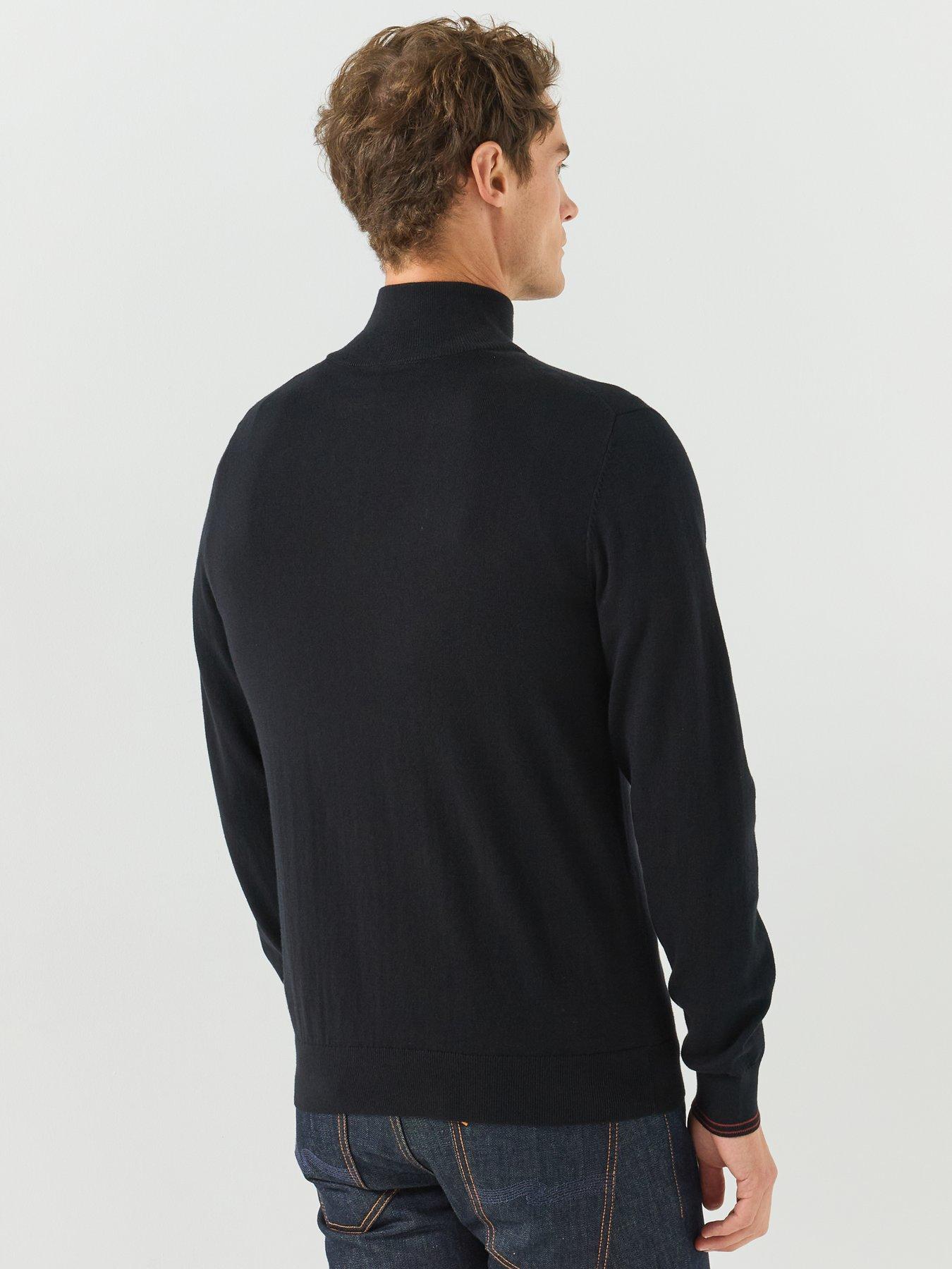 Image 2 of 5 of PS PAUL SMITH Zebra Zip Knitted Jumper - Black