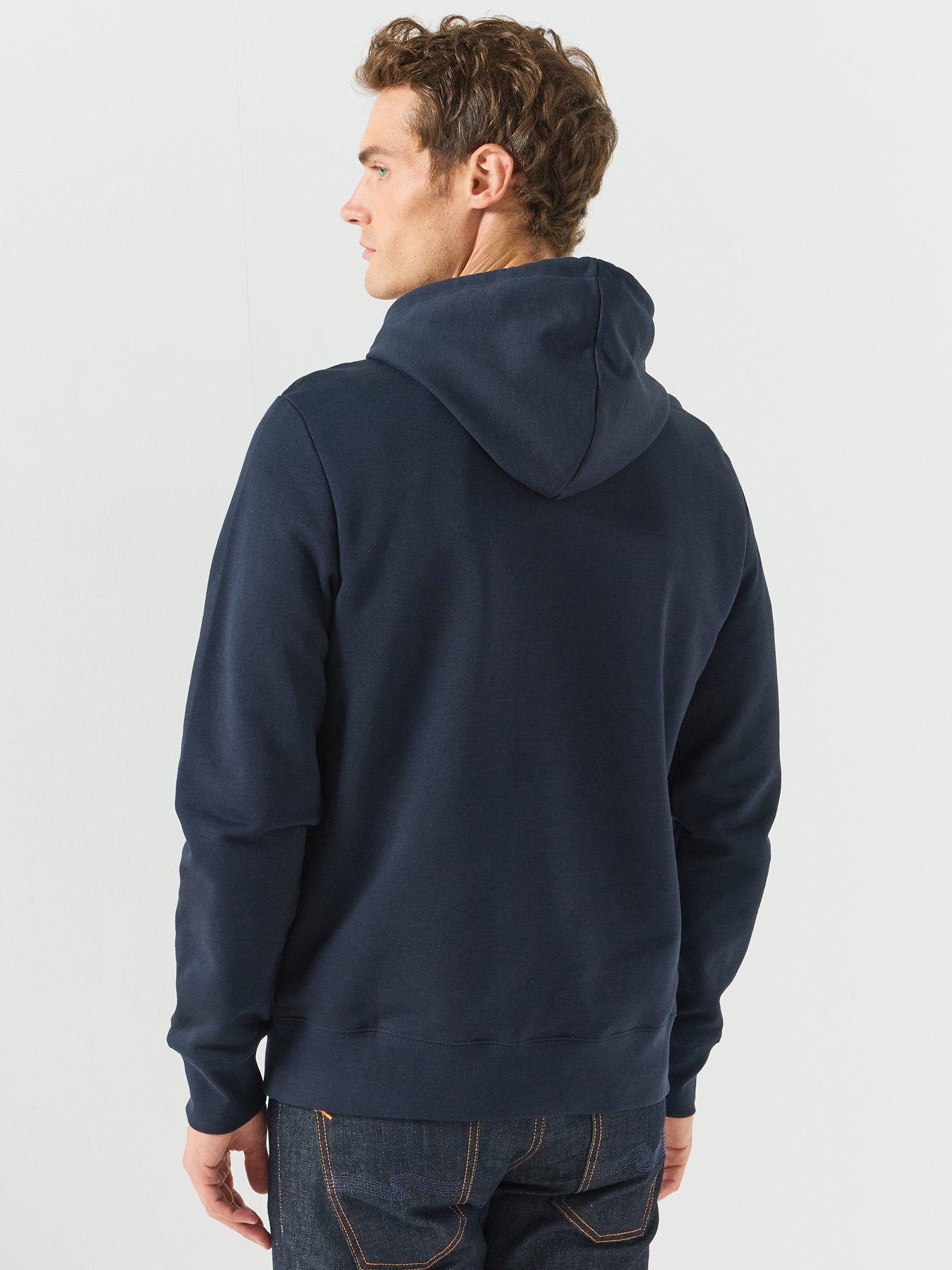 Image 2 of 6 of PS PAUL SMITH Regular Fit Zebra Hoodie - Blue