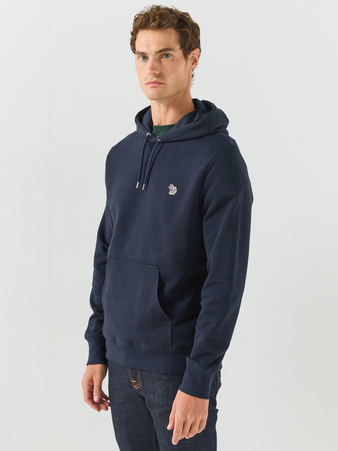 Image 5 of 6 of PS PAUL SMITH Regular Fit Zebra Hoodie - Blue