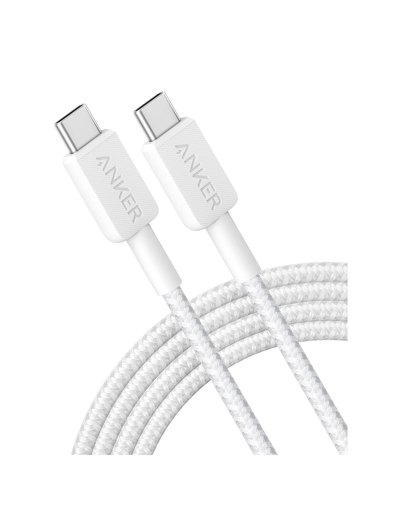 Anker USB-A to USB-C Braided Cable 1.8M, White