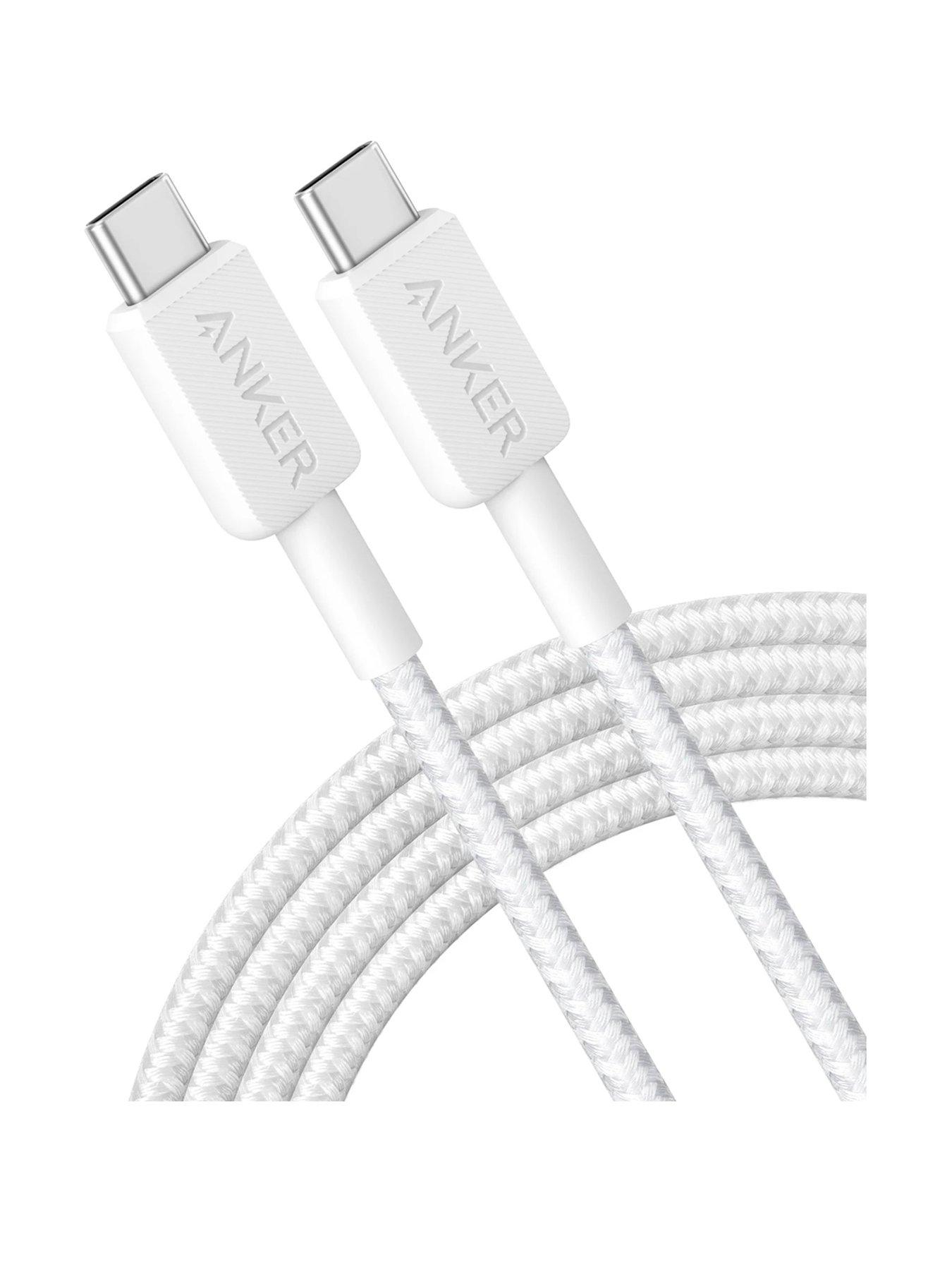  image of anker-anker-usb-c-to-lightning-braided-charging-cable-18m-white