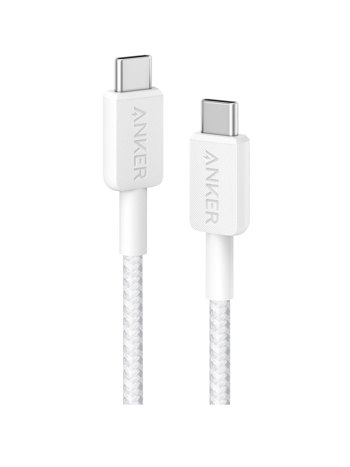 Image 1 of 6 of Anker USB-C to USB-C cable 0.9M, White