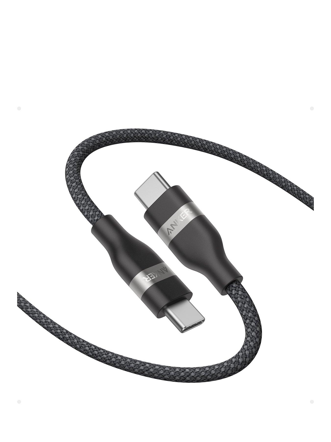 Image 1 of 7 of Anker USB-C to USB-C Braided Cable 0.9M, Super Fast 240W, Black