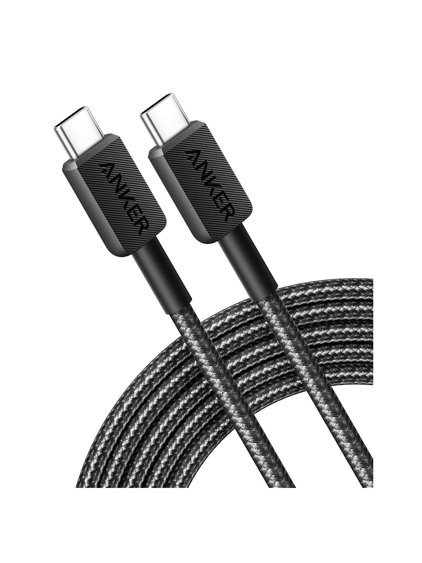 Anker Braided USB-C to USB-C Cable 0.9 m, White