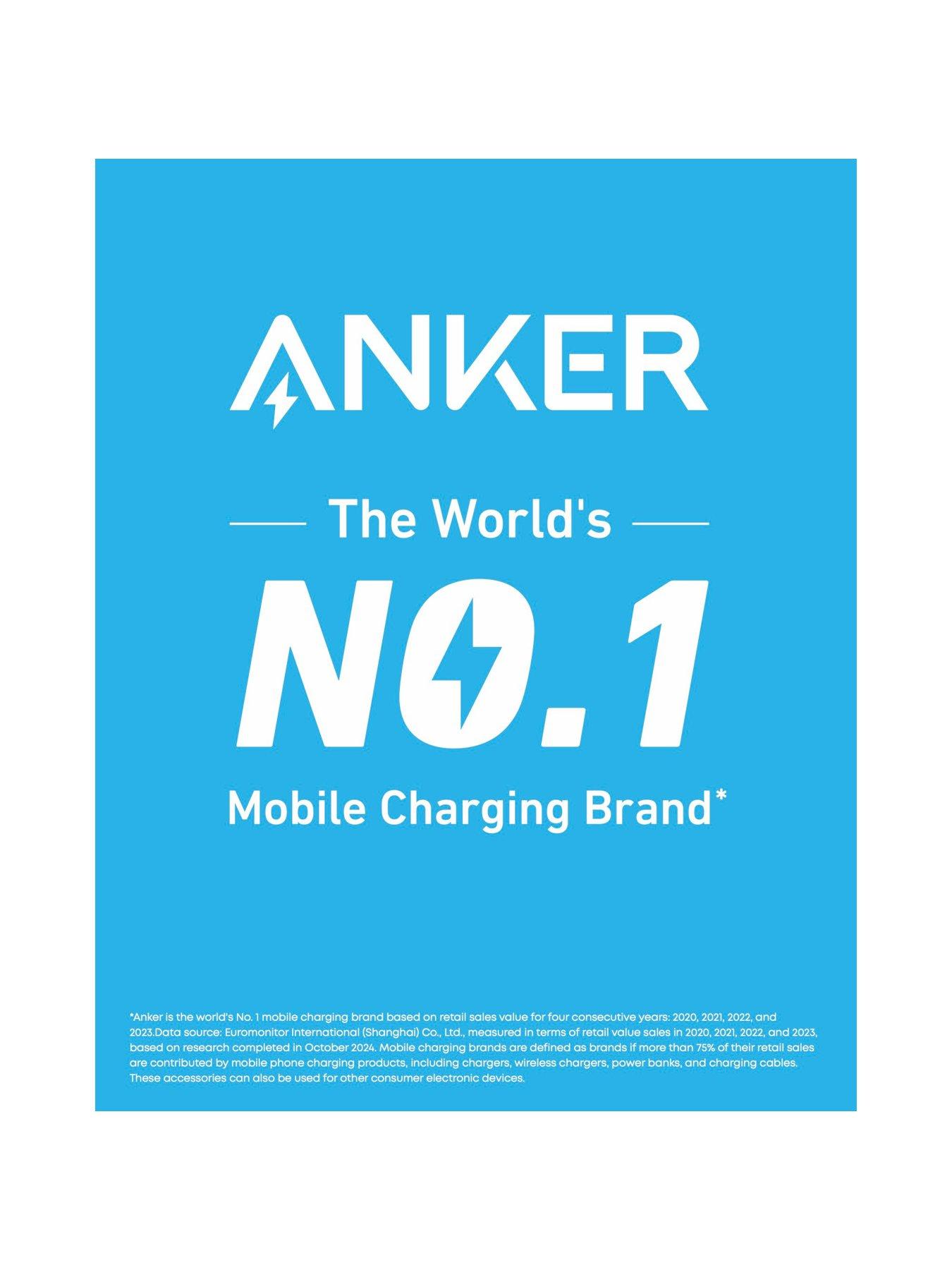 Image 2 of 6 of Anker Braided USB-C to USB-C Charging Cable 3 m, Fast Charging 60W, White