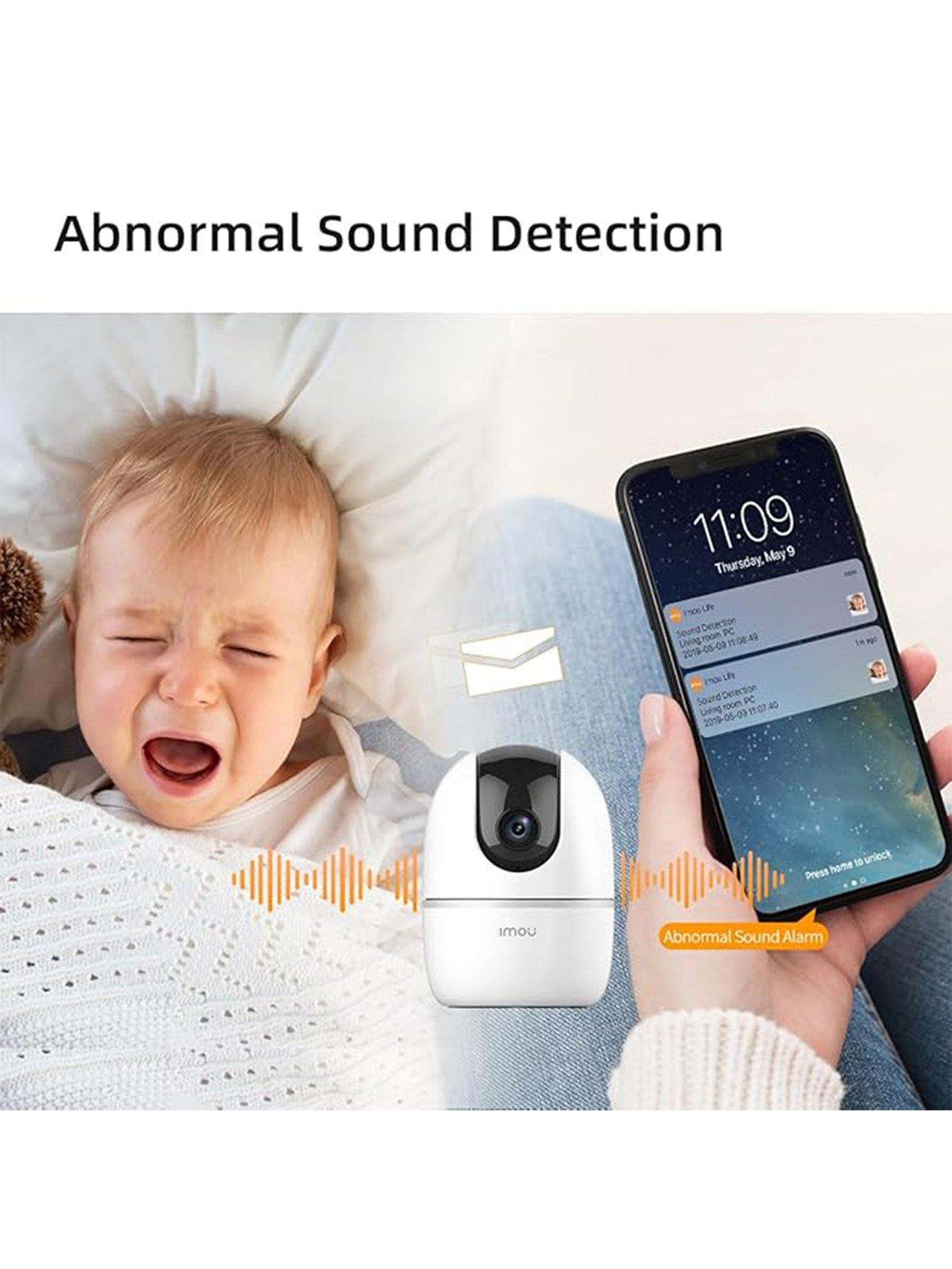 Image 3 of 7 of IMOU A1, 2K+/4MP, Indoor Pan &amp; Tilt Smart Wi-Fi Plug-In Security Camera