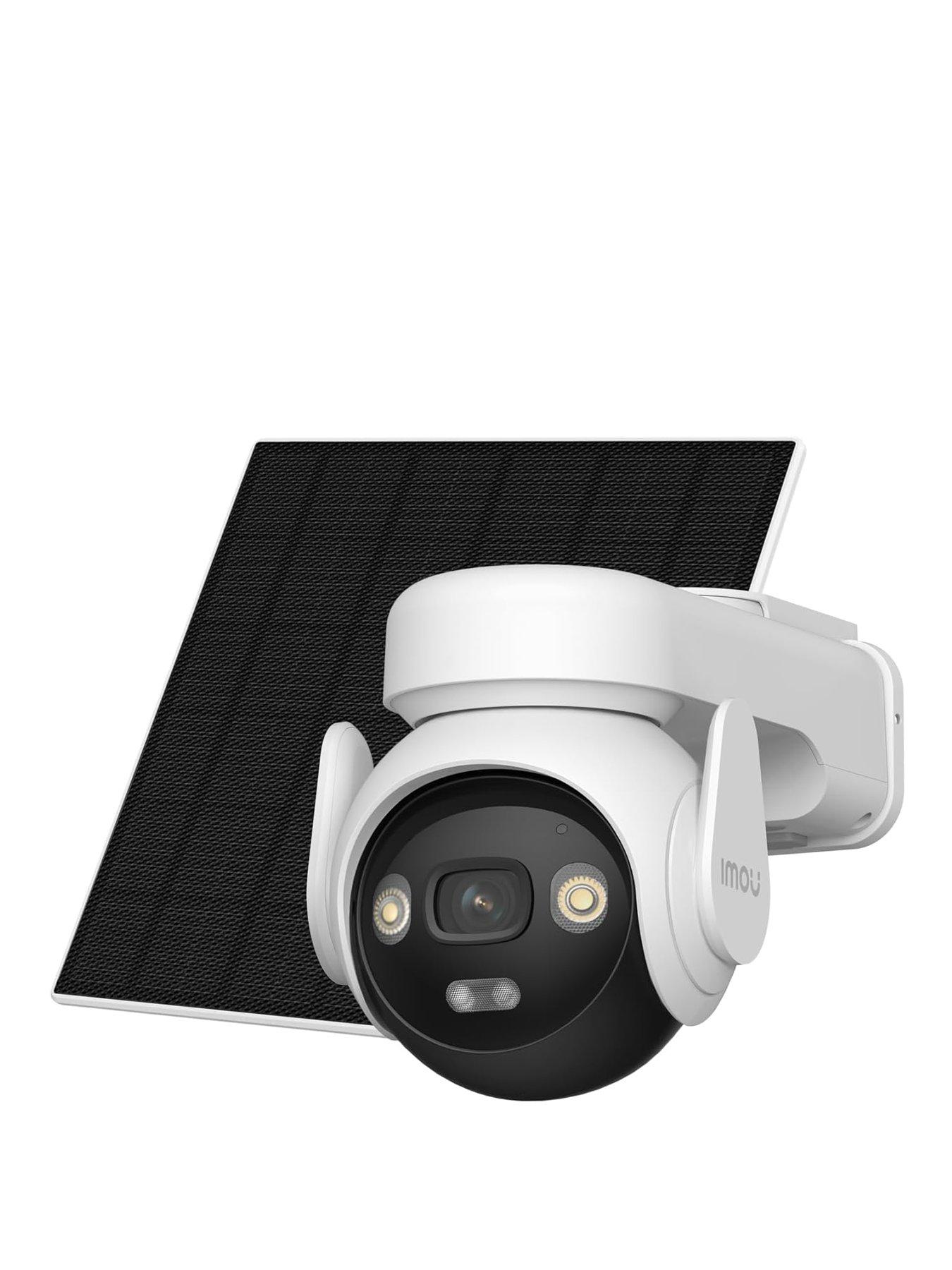 IMOU IMOU AOV PT 4G Kit, 3K/5MP, Outdoor Pan & Tilt Smart 4G & Wi-Fi Rechargeable Battery Security Camera with Solar Panel