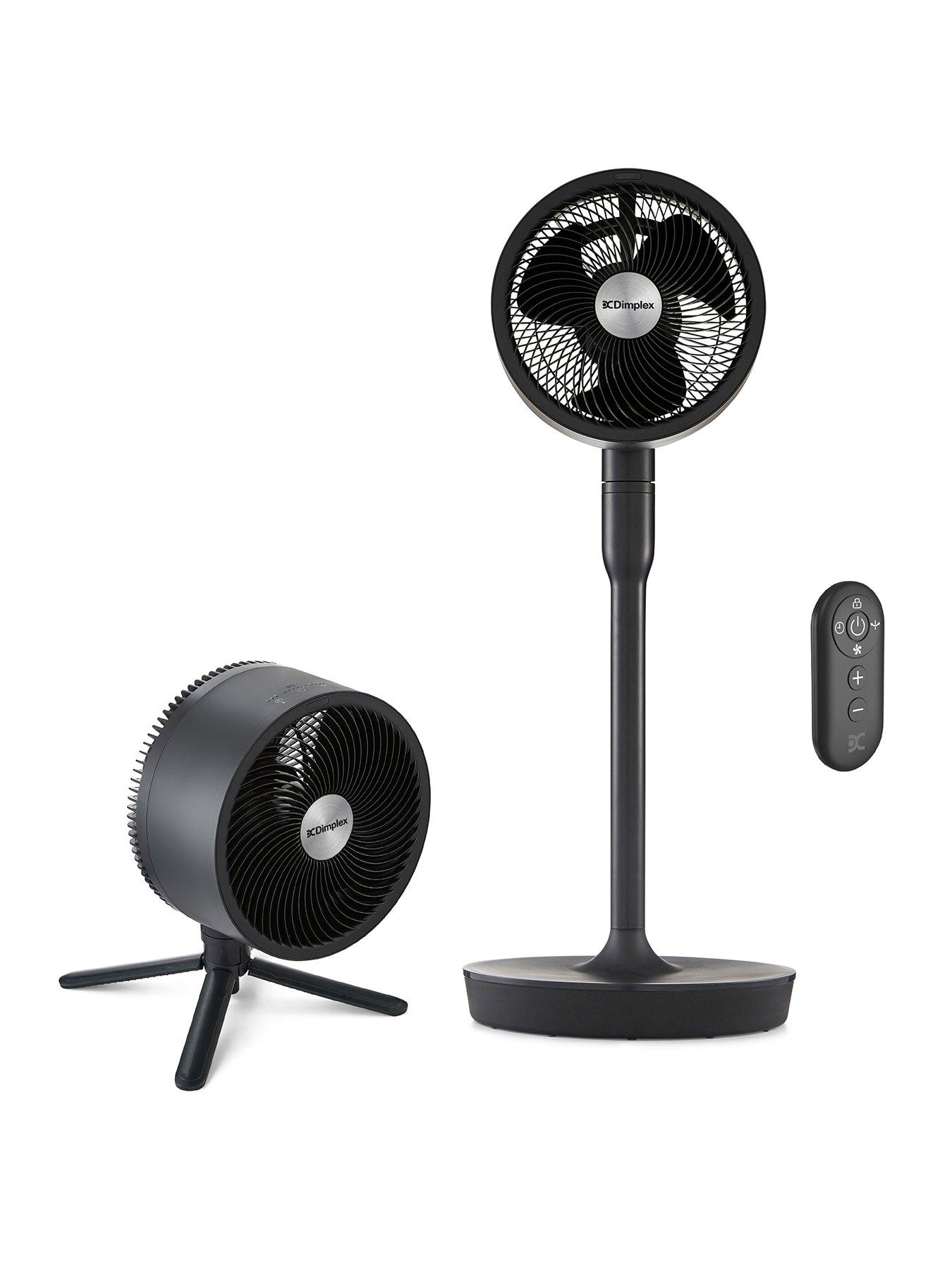 front image of dimplex-duocool-cordless-fan
