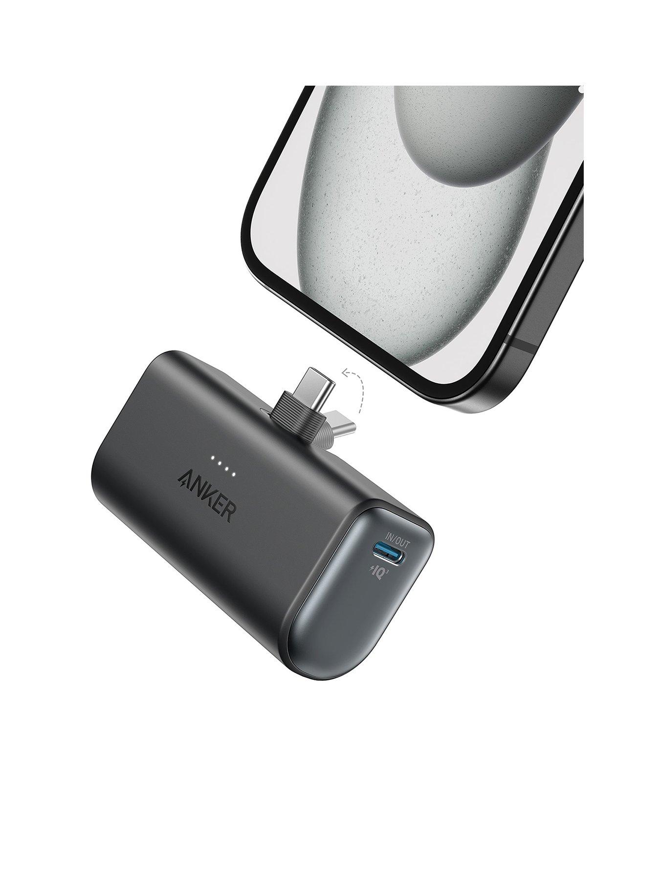 Anker 5,000mAh 22.5W Nano Power Bank with Built-In USB-C Connector