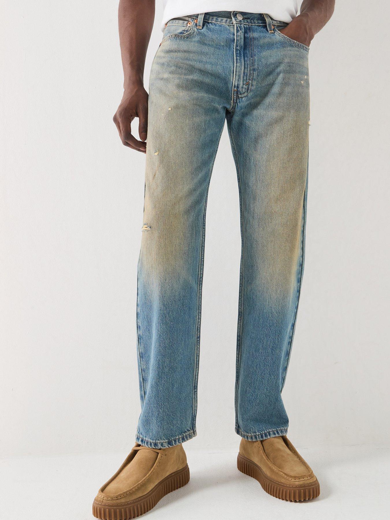 Levi's 555 Relaxed Straight Jeans - Years Passed By Dx - Light Blue