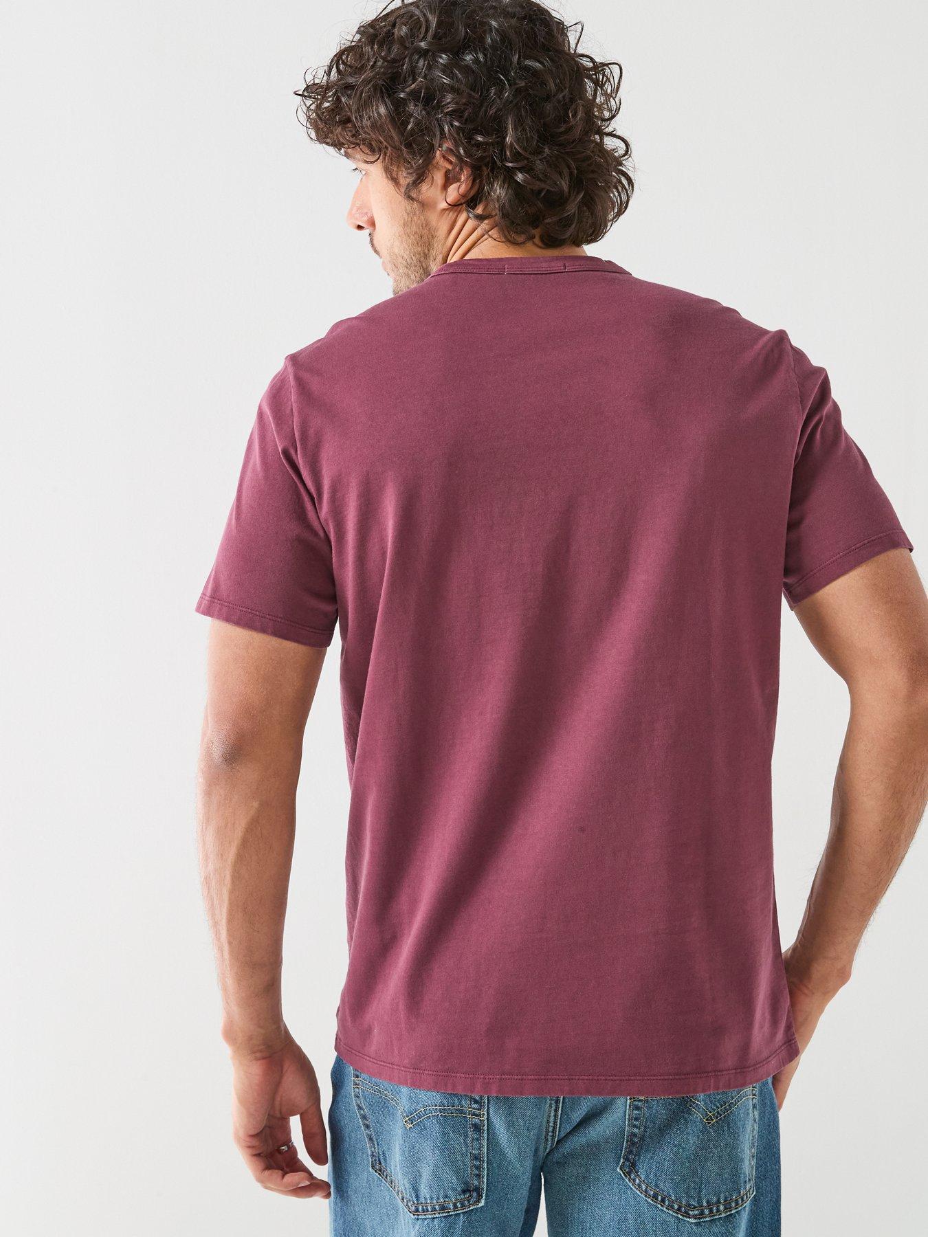 Image 2 of 6 of Levi's Mens Cotton Crew Neck Short Sleeve T-Shirt - Red