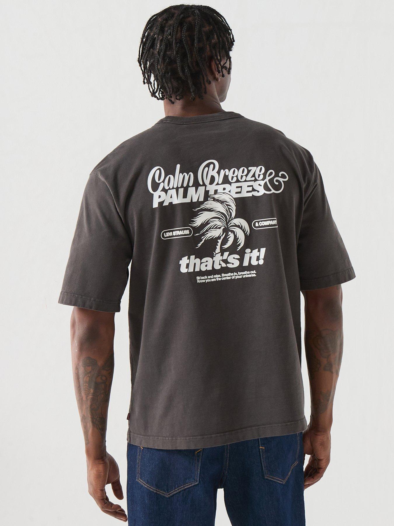 Levi's Crew Neck Cotton T-Shirt - Brown