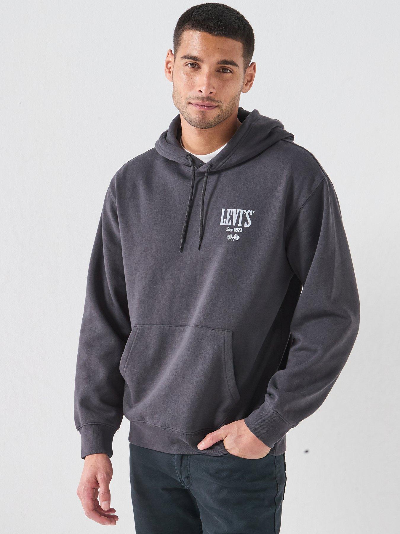 Levi's Relaxed Graphic Pull Over Hoodie - Black