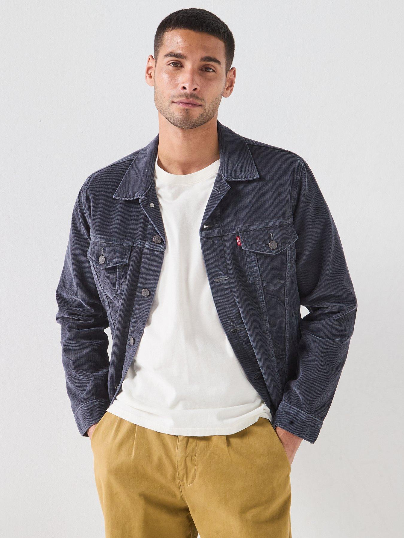 Image 1 of 5 of Levi's Men's Trucker Denim Jacket - Black