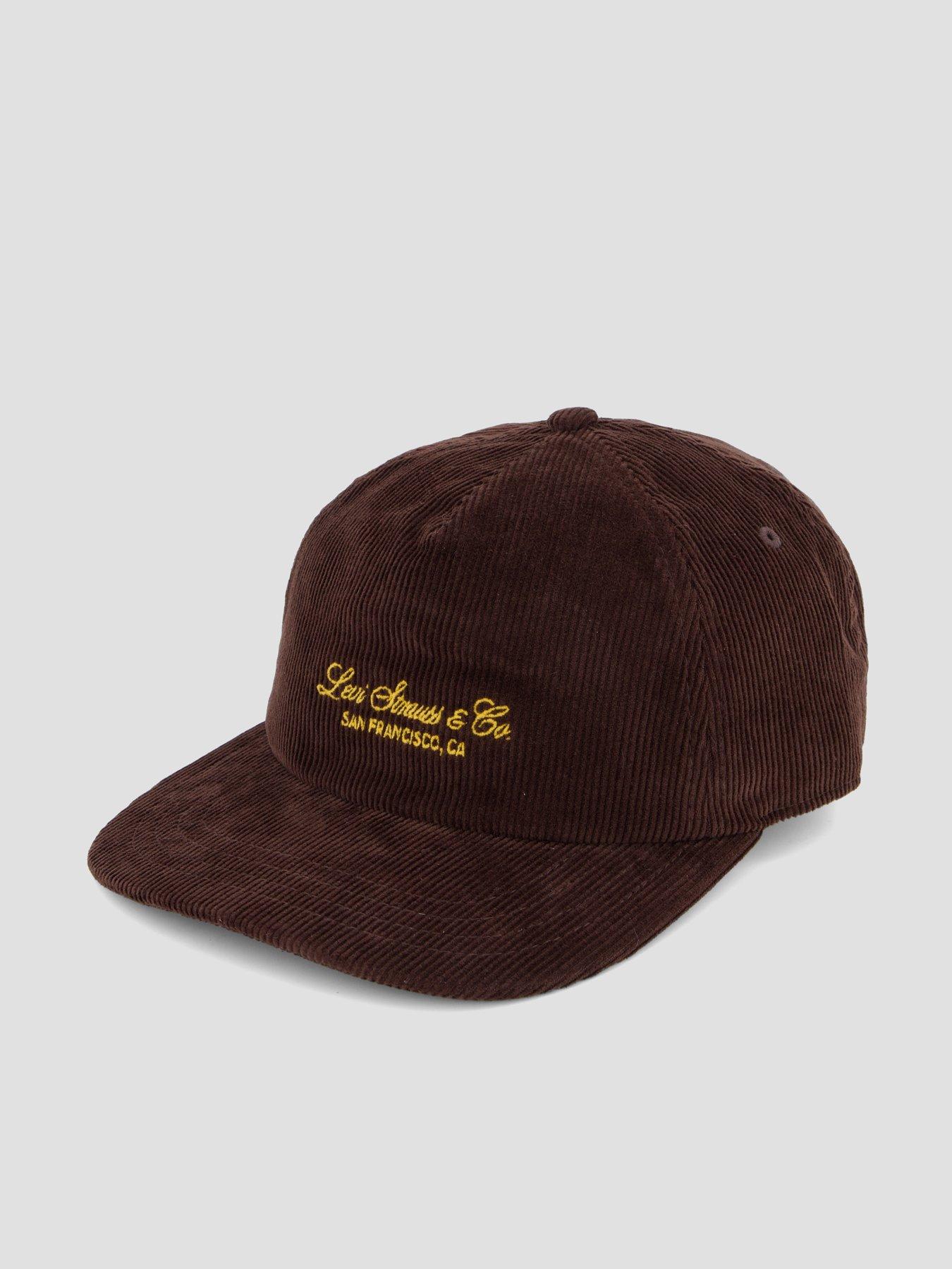 Image 2 of 4 of Levi's Lakeshore Corduroy Trucker Cap - Brown