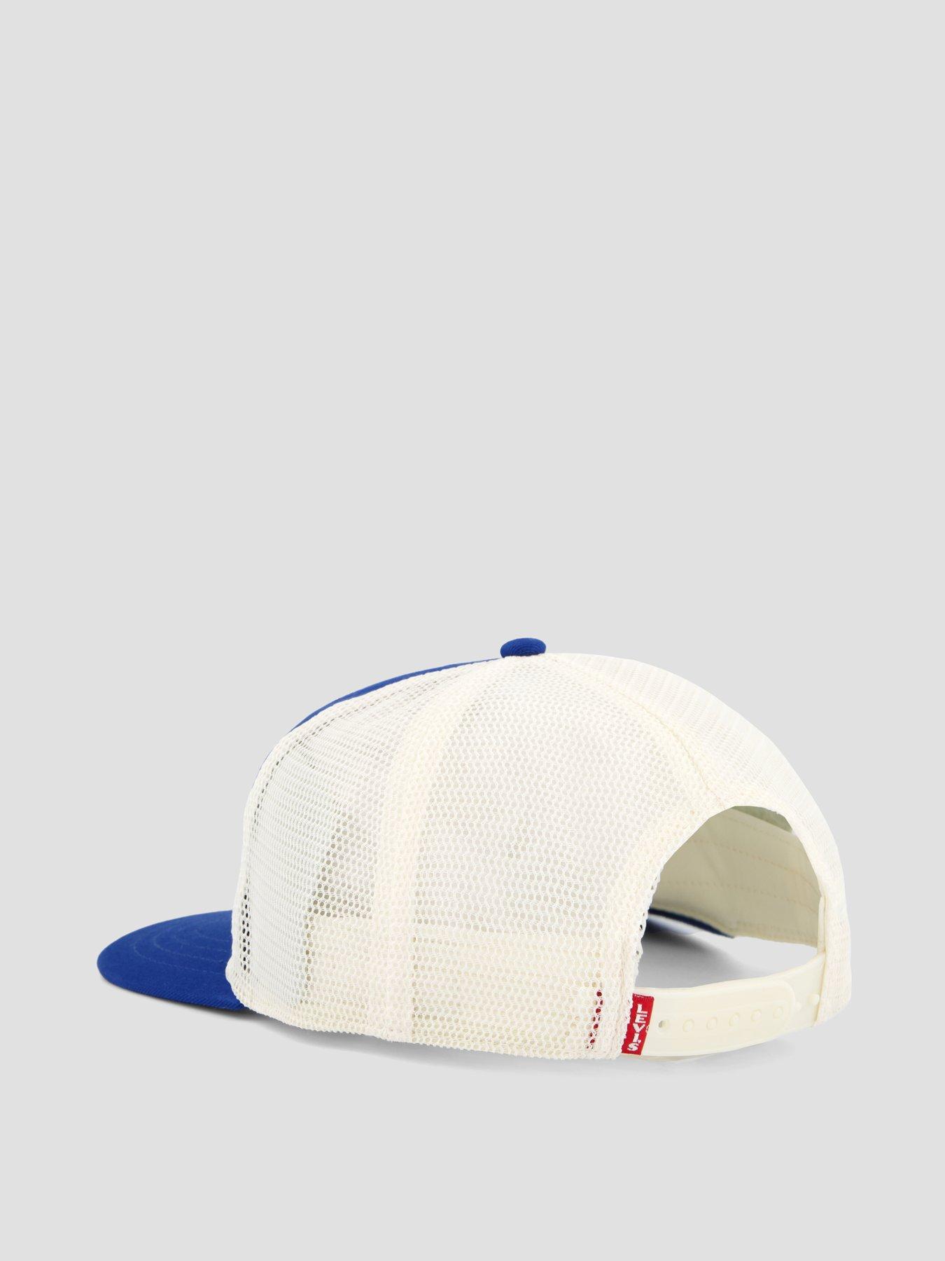 Image 4 of 4 of Levi's Presidio Two Horse Logo Trucker Cap - Blue