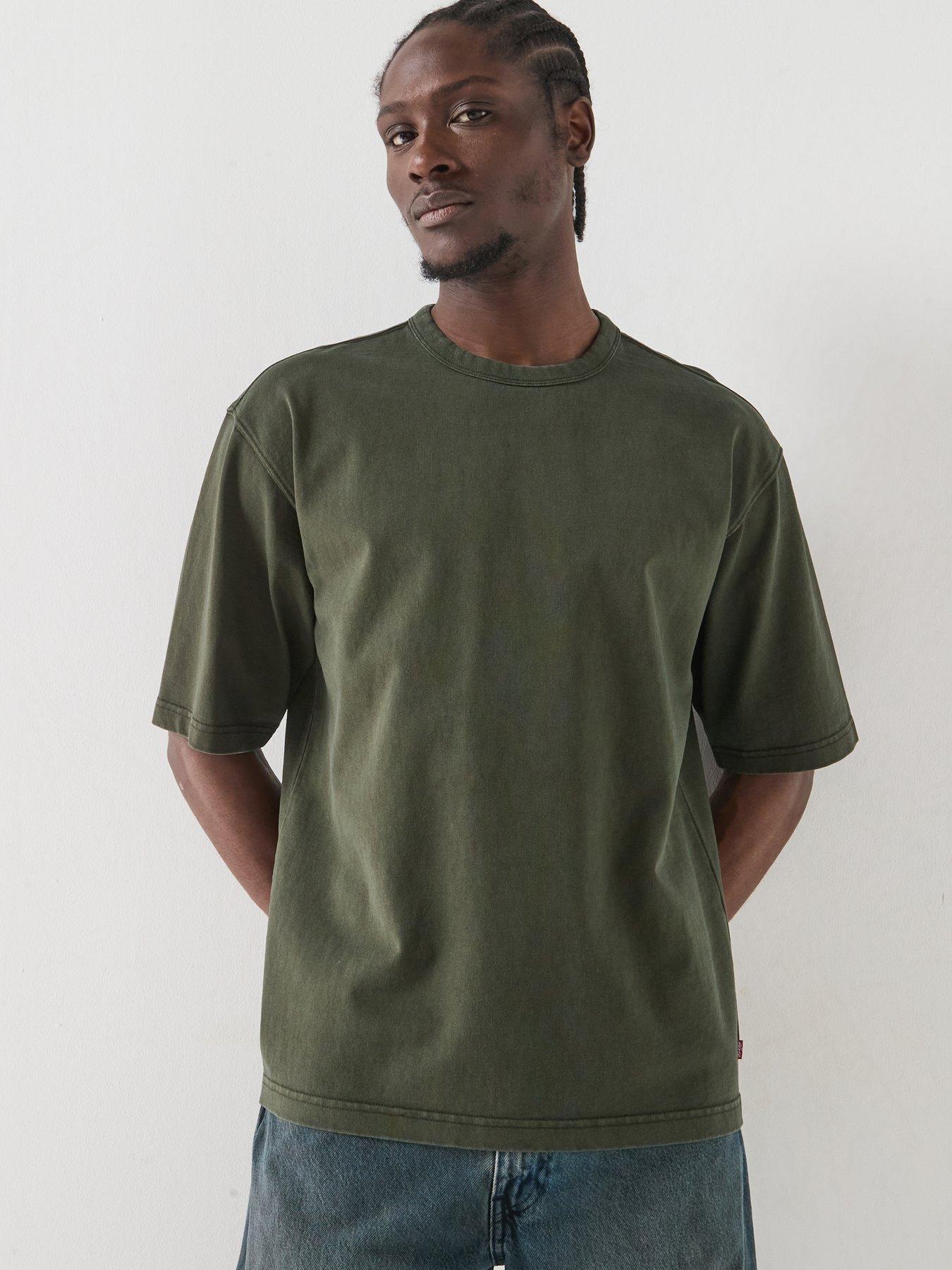 Image 1 of 5 of Levi's Heavyweight Loose Fit T-Shirt - Green