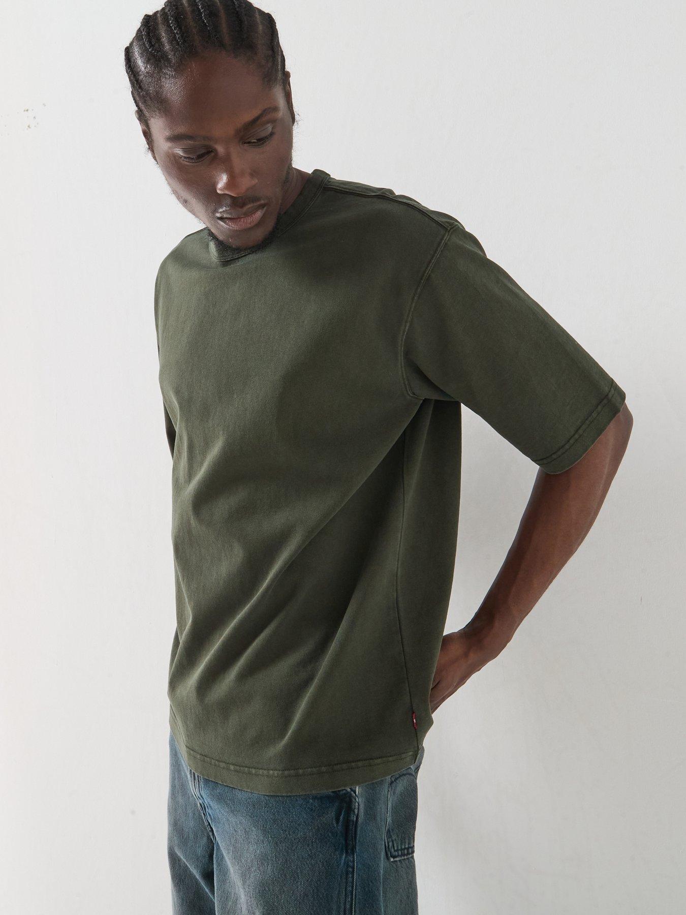 Image 4 of 5 of Levi's Heavyweight Loose Fit T-Shirt - Green
