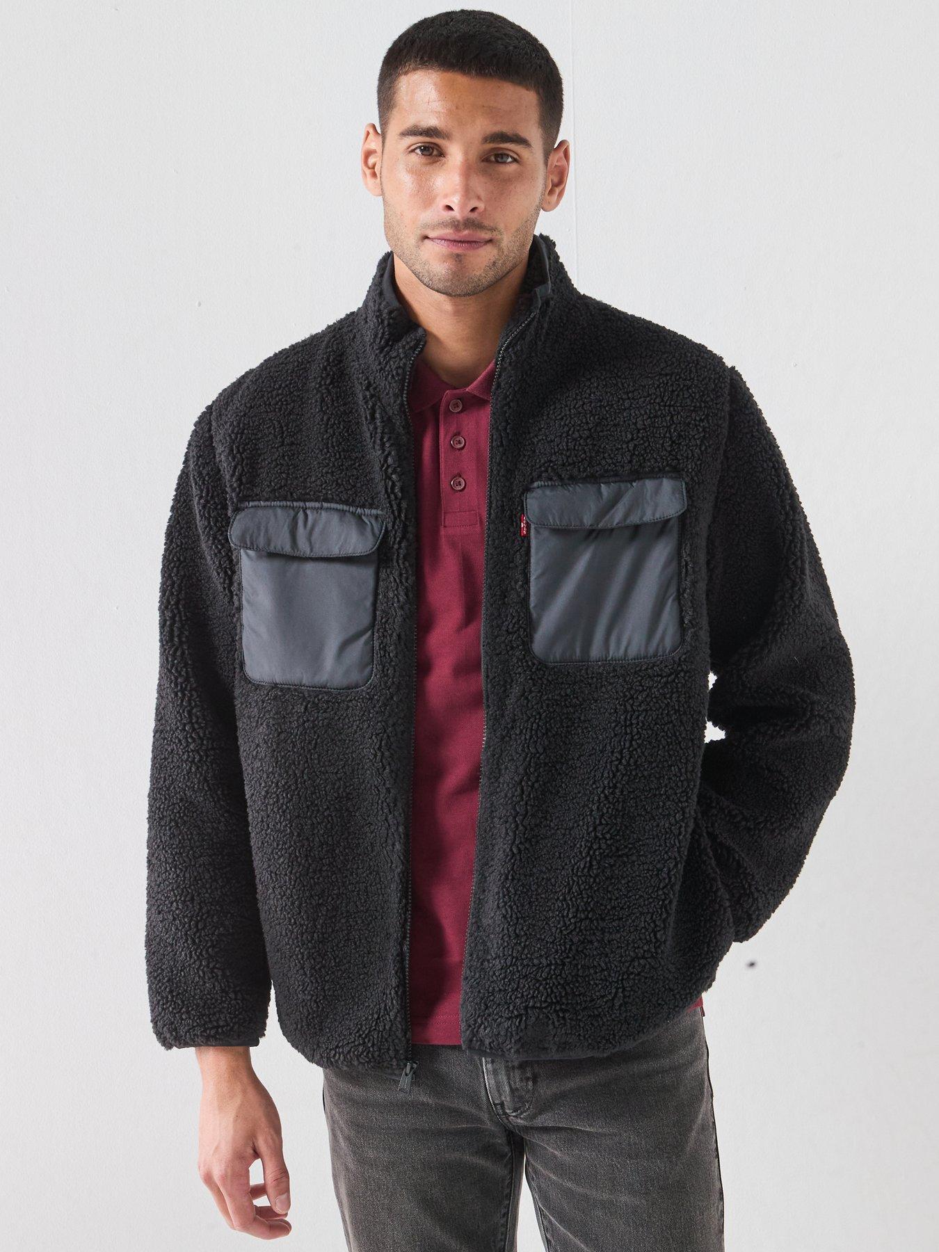 Levi's Campo Sherpa Fleece Jacket - Black