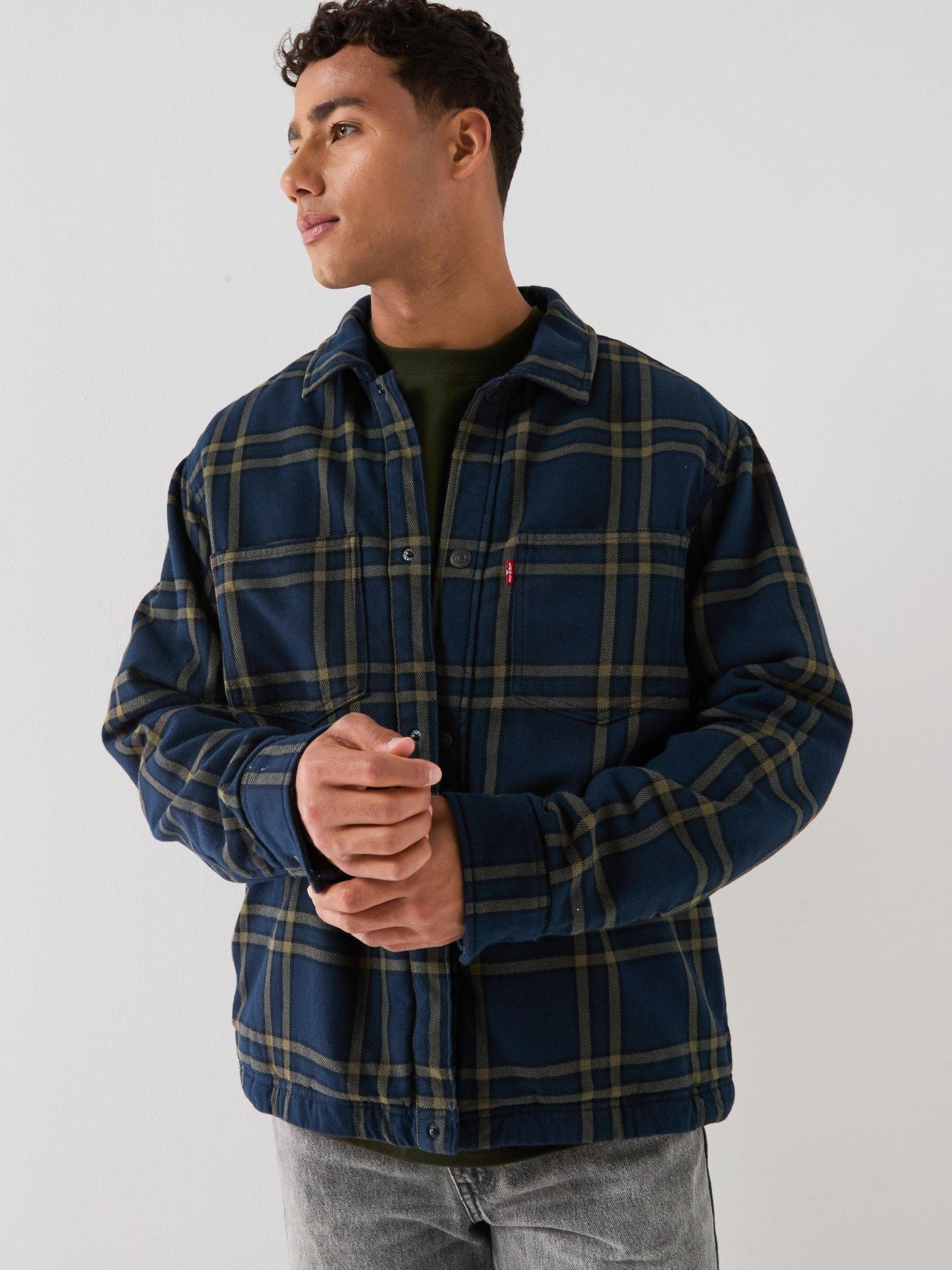 Image 1 of 5 of Levi's Men's Crowley Check Flannel Overshirt - Multi