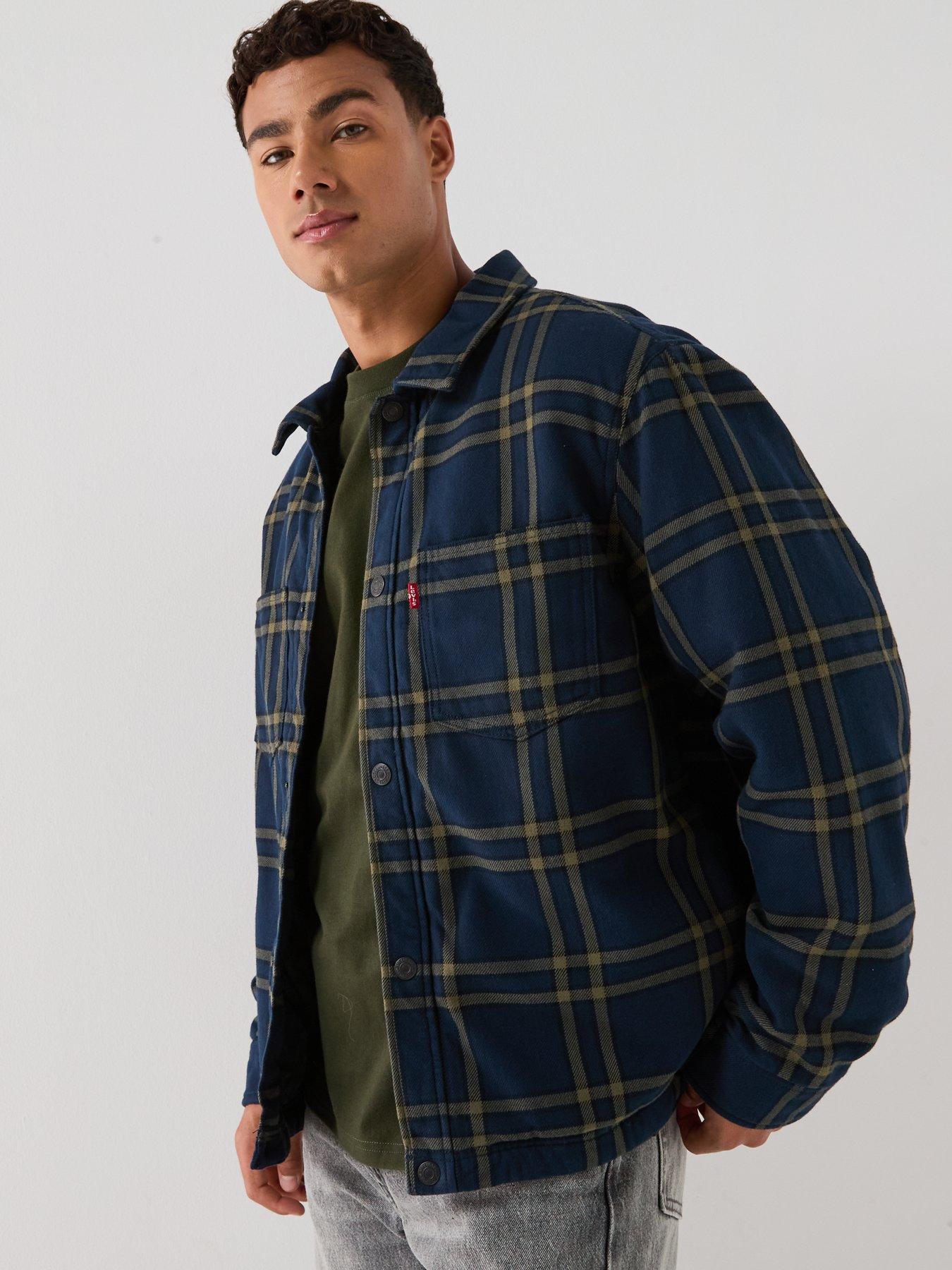 Image 5 of 5 of Levi's Men's Crowley Check Flannel Overshirt - Multi