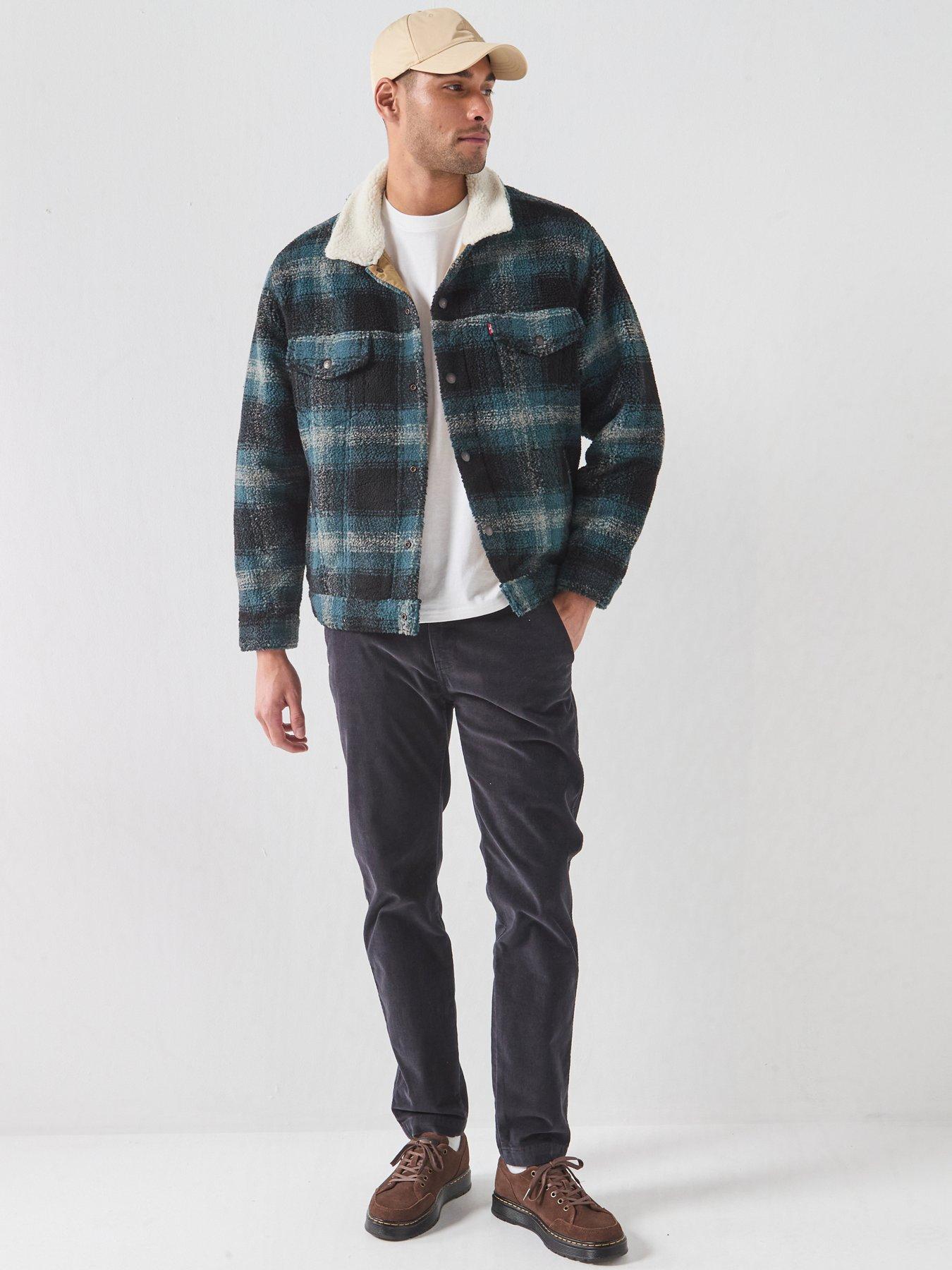 Image 3 of 6 of Levi's Men's Sherpa Fleece Trucker Jacket - Multi