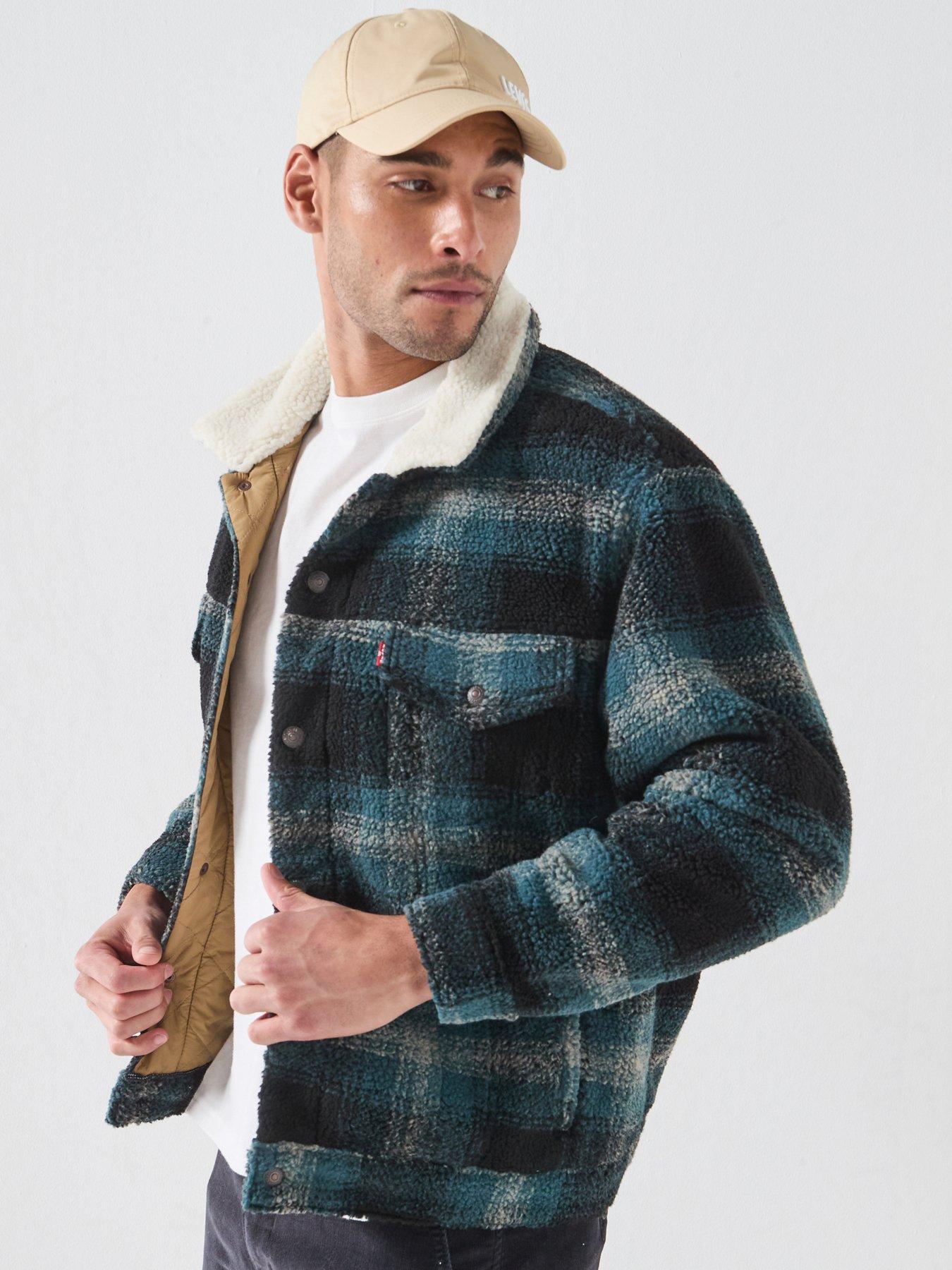 Image 5 of 6 of Levi's Men's Sherpa Fleece Trucker Jacket - Multi