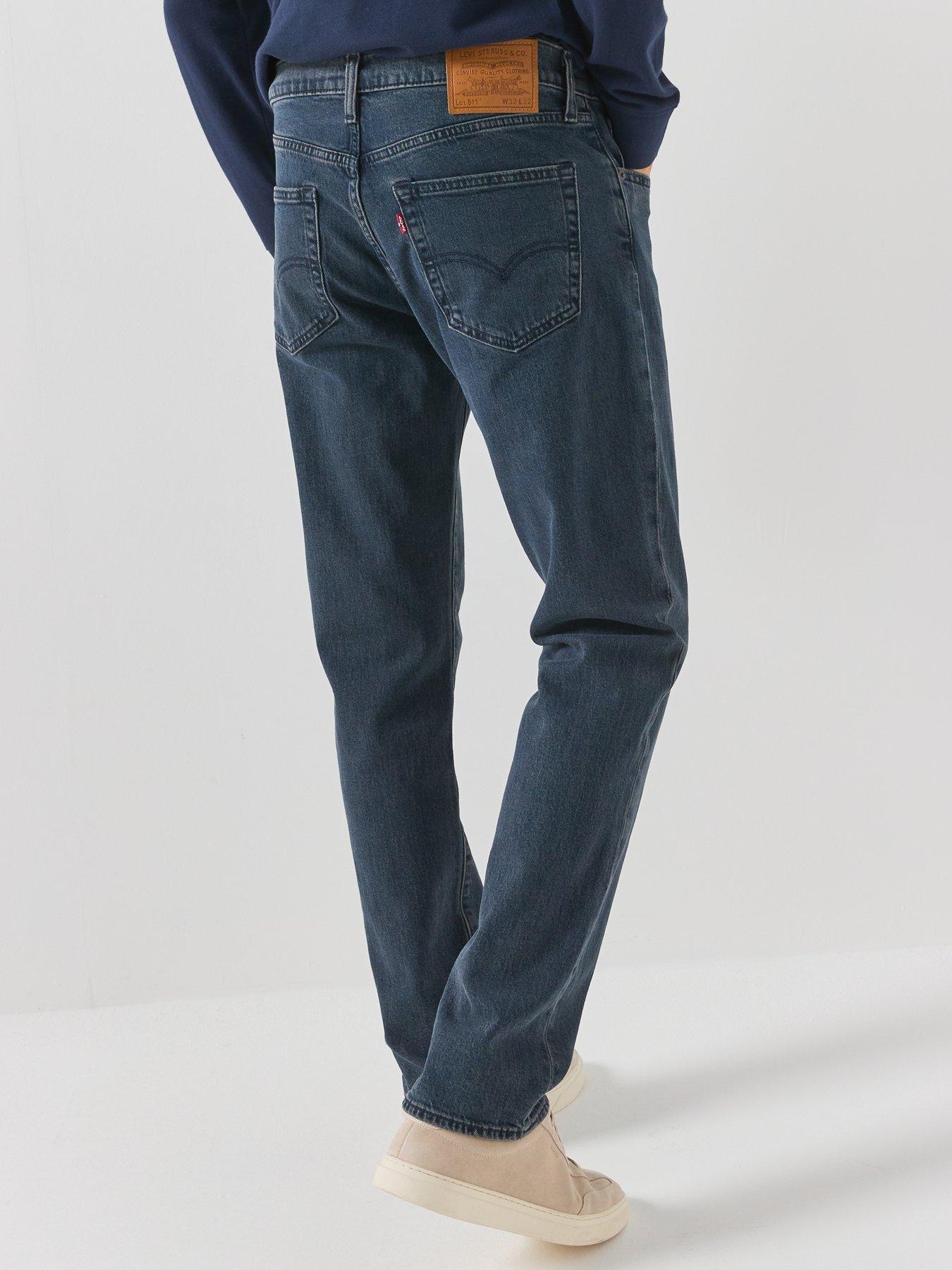 Image 2 of 4 of Levi's 511 Slim Jeans - Blue Aria - Dark Blue