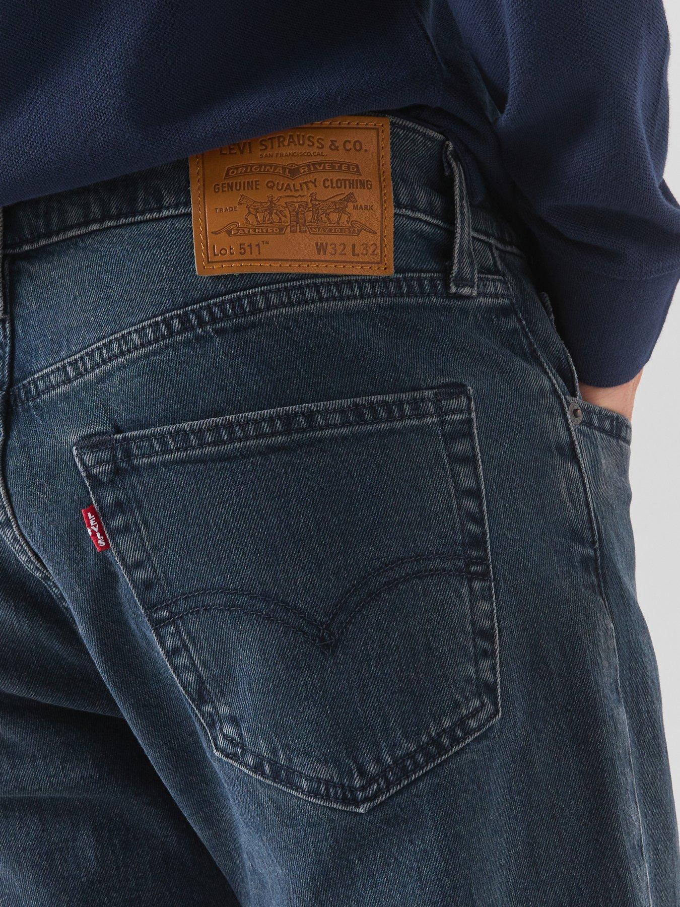 Image 4 of 4 of Levi's 511 Slim Jeans - Blue Aria - Dark Blue
