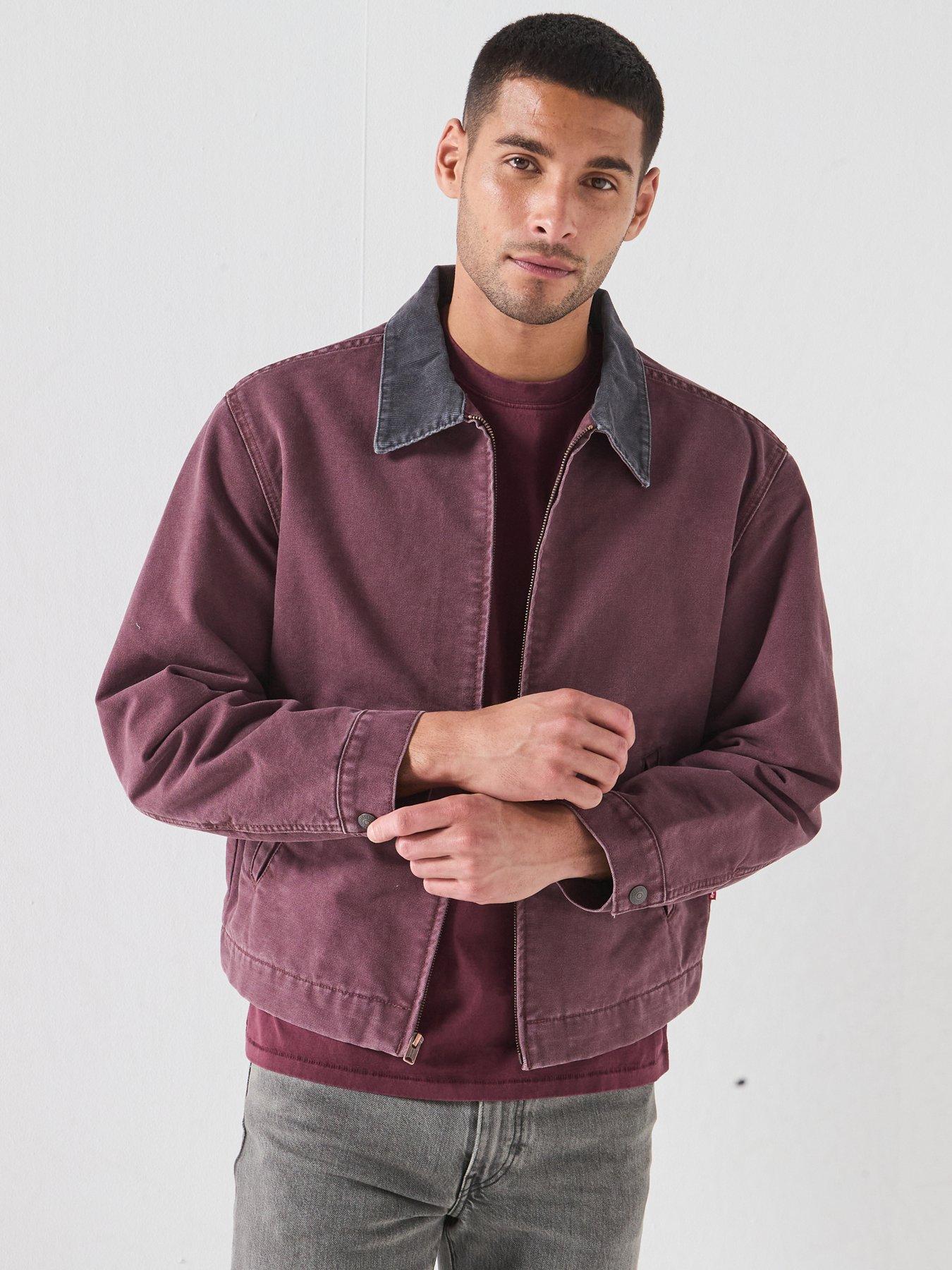 Levi's Men's Castro Full Zip Lined Jacket - Red