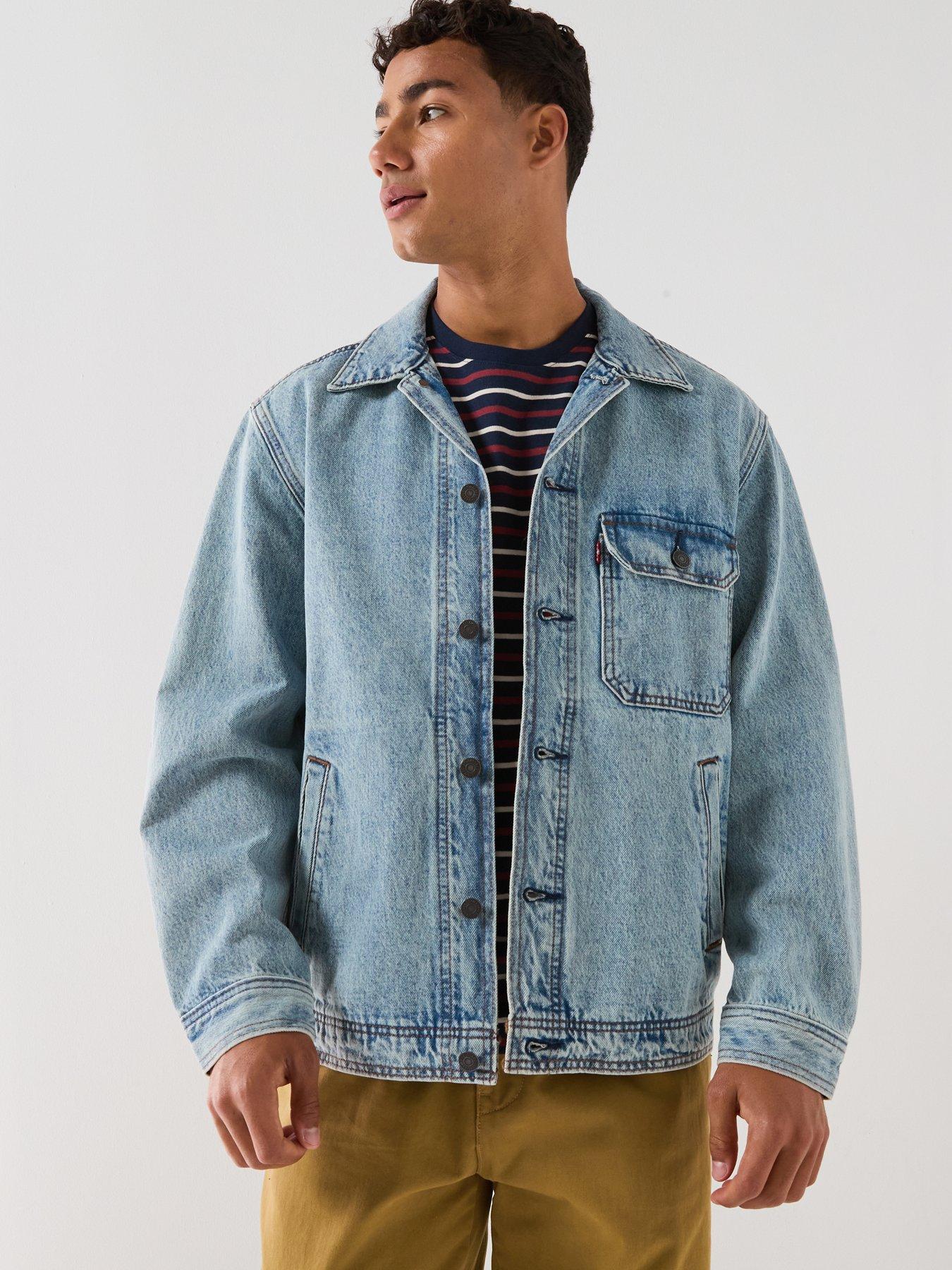 Image 1 of 6 of Levi's Men's Walnut Springs Trucker Jacket - Light Blue