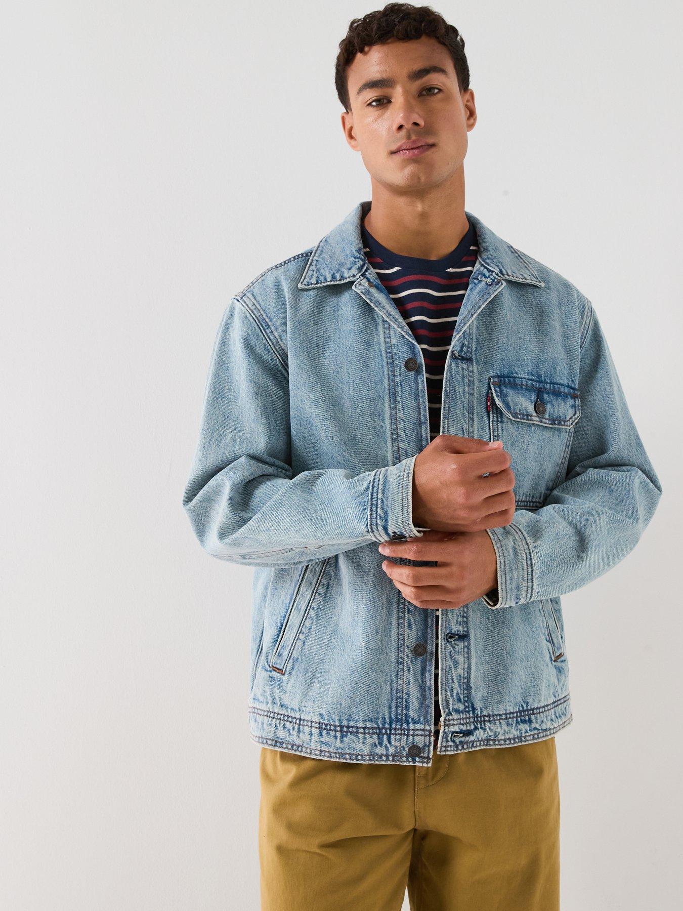 Image 6 of 6 of Levi's Men's Walnut Springs Trucker Jacket - Light Blue