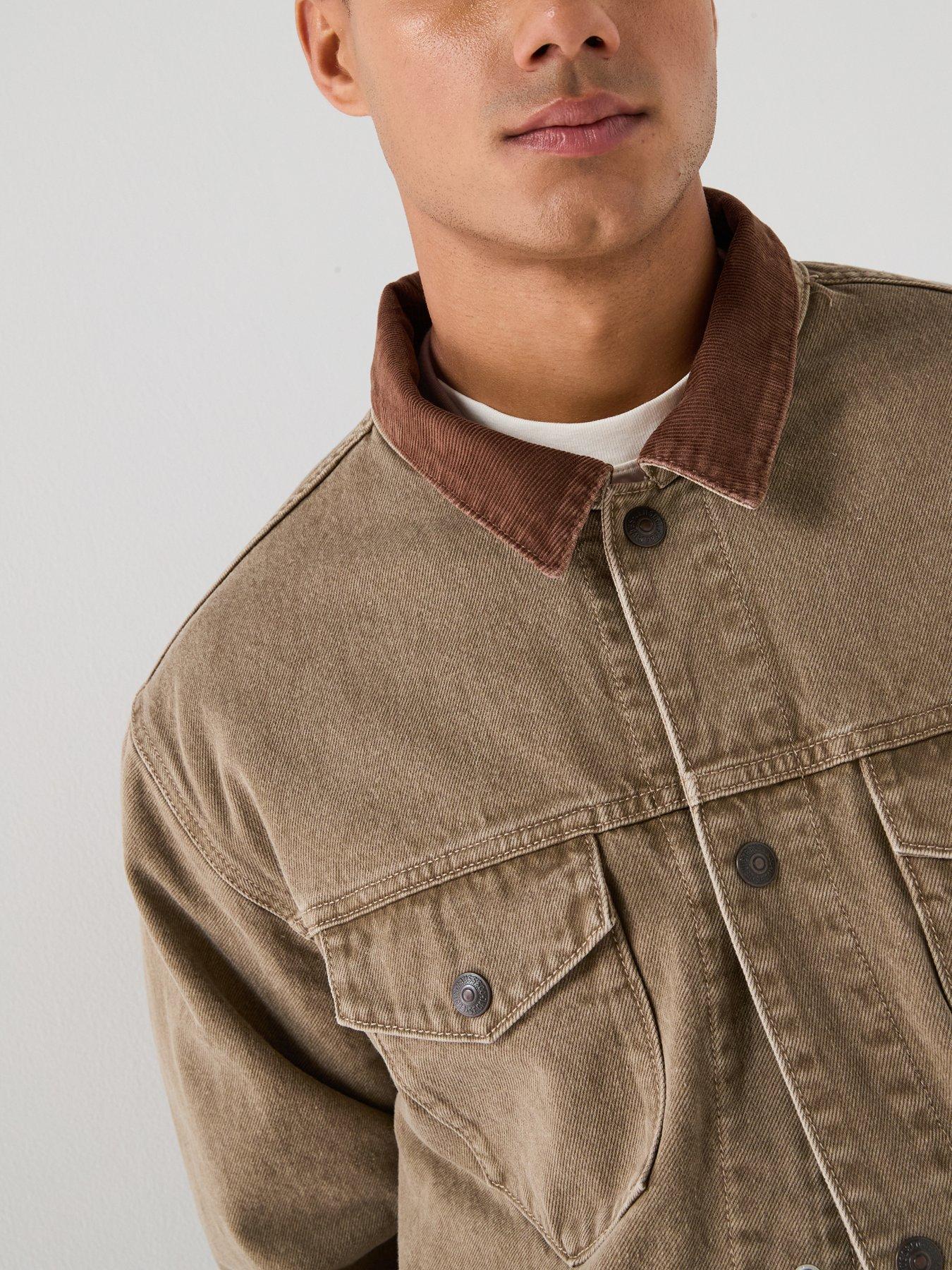 Image 4 of 5 of Levi's Men's Munroe Trucker Jacket - Beige