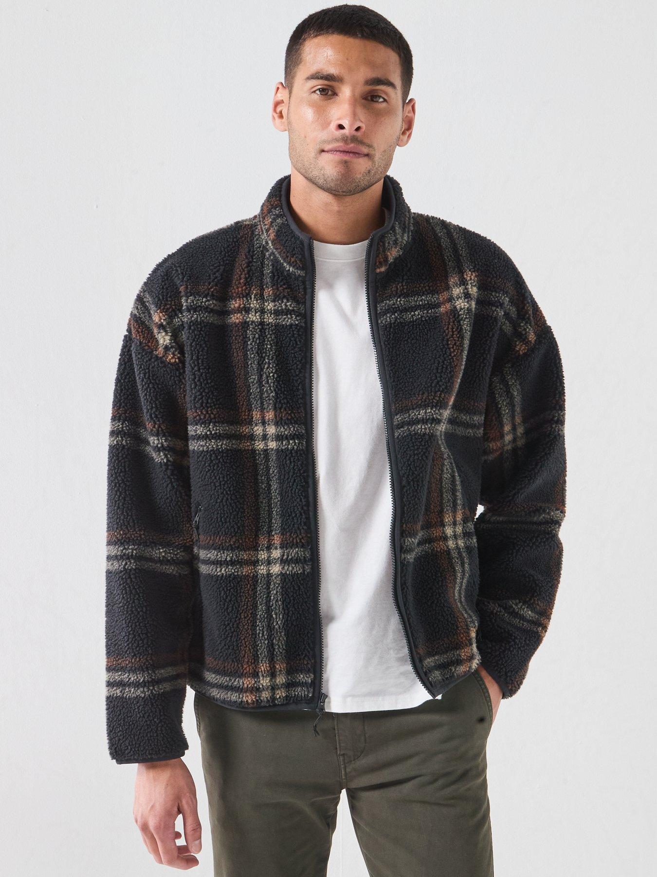 Levi's Men's Nolan Sherpa Full Zip Fleece Jacket - Multi